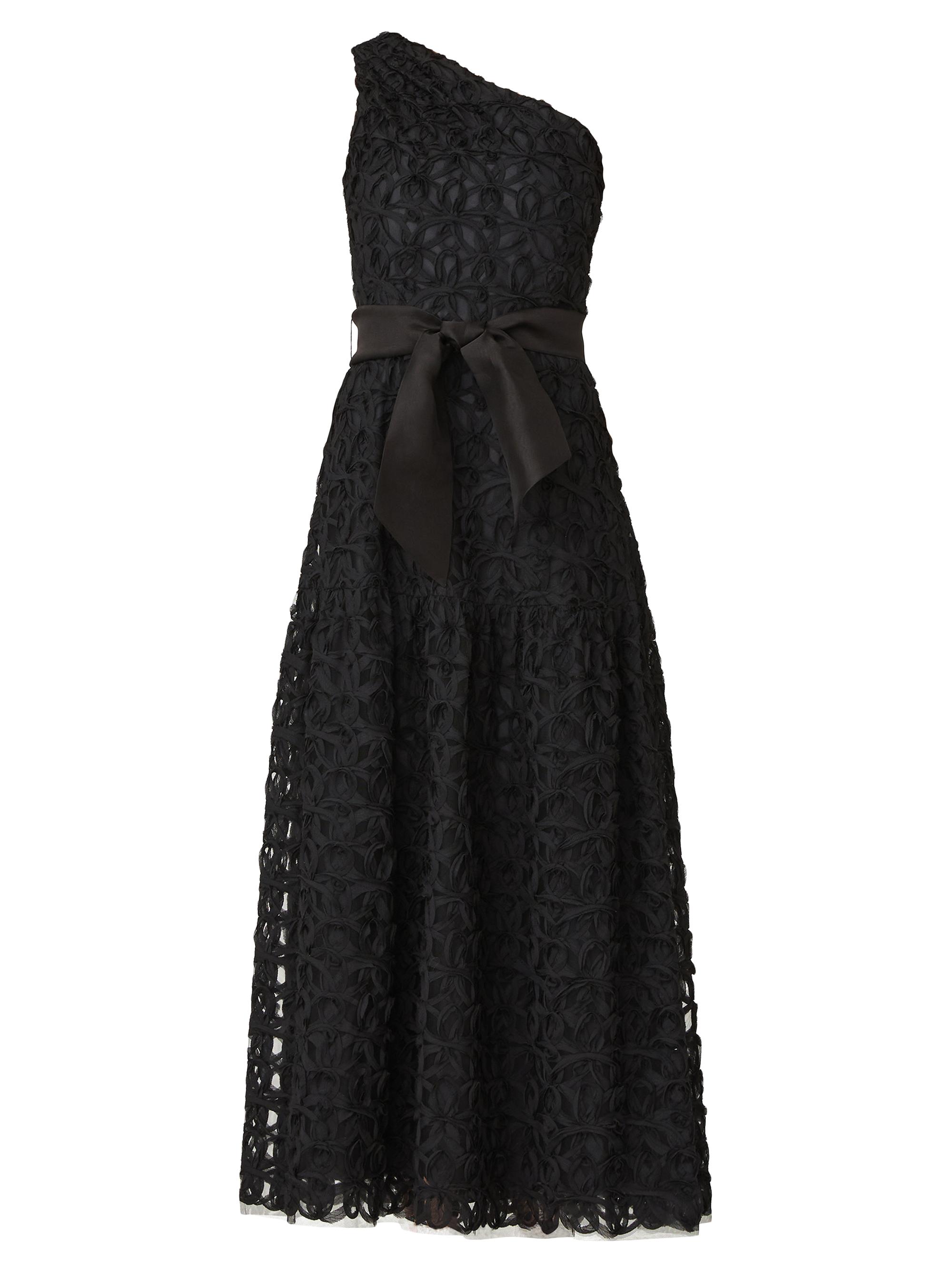 Shoshanna Women's Alpine One-Shoulder Maxi Dress - Jet