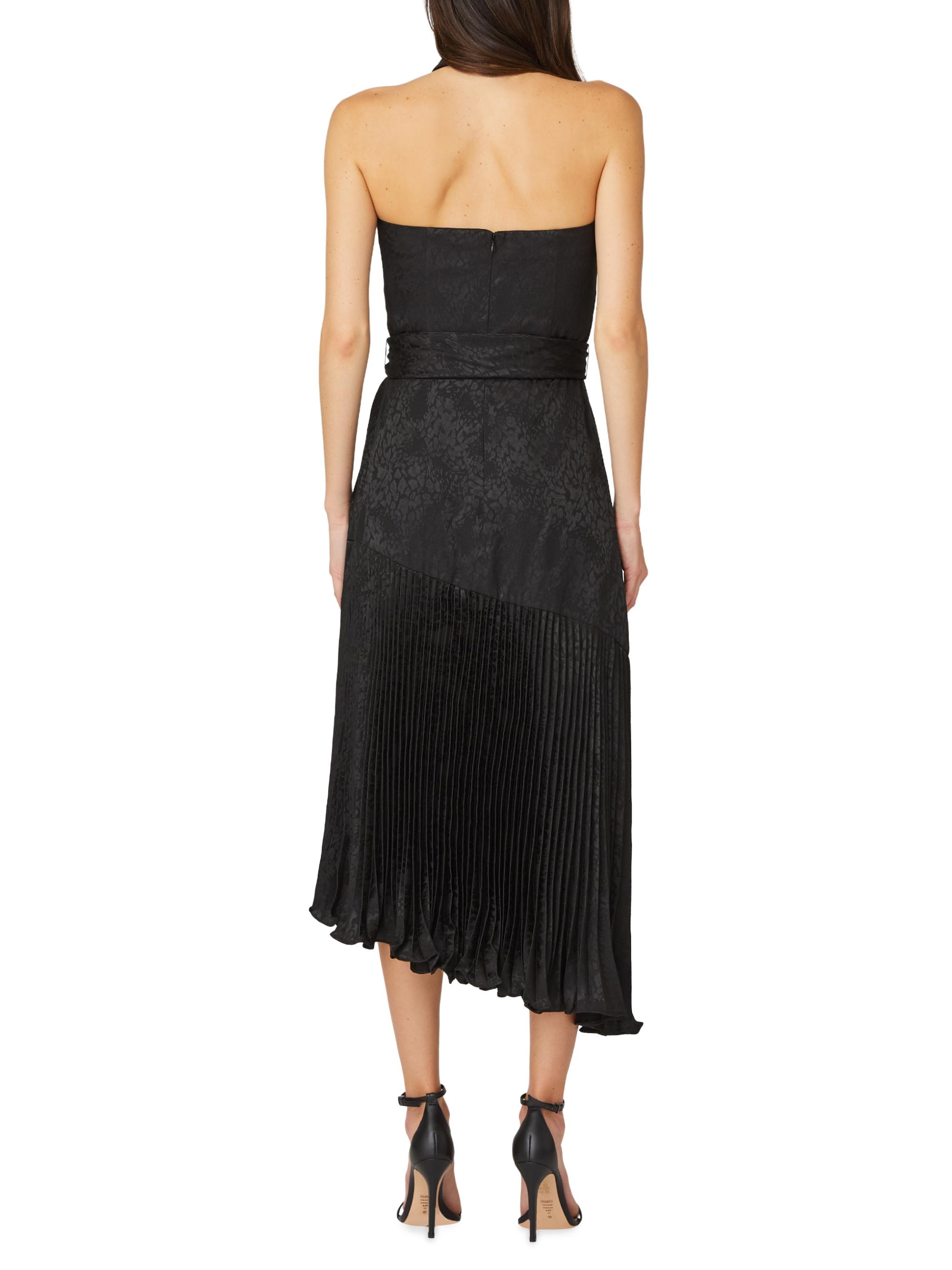 Shoshanna Roya Halter Jacquard Midi Dress | Saks Fifth Avenue