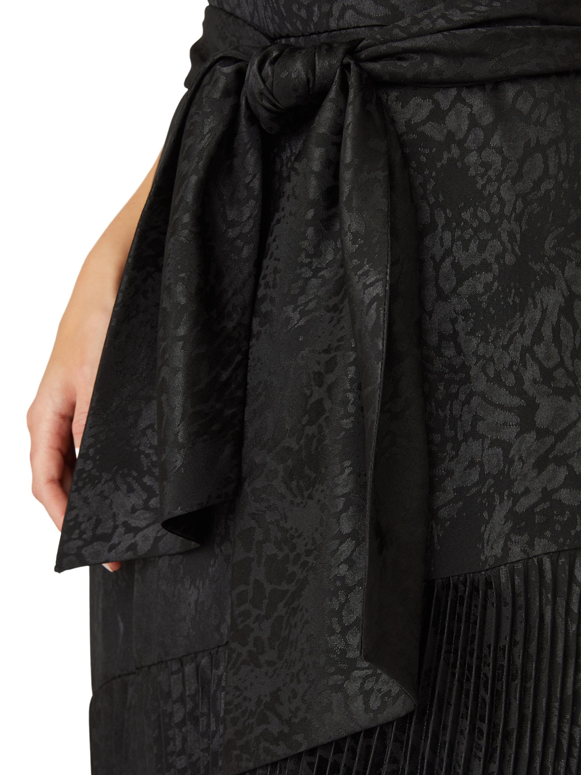 Shoshanna Roya Halter Jacquard Midi Dress | The Summit