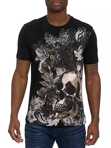 24K Skull Knit T-Shirt