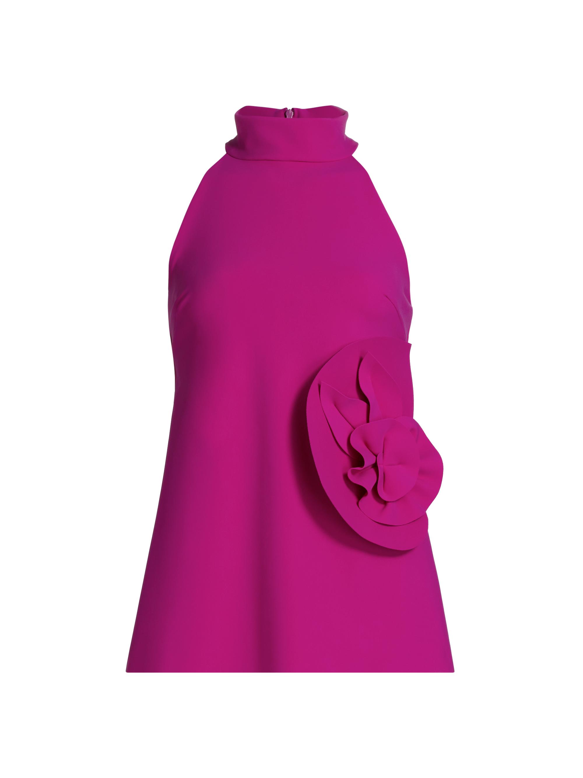 Chiara Boni La Petite Robe Women's Tiffy Flower Halter Top - Cyclamen