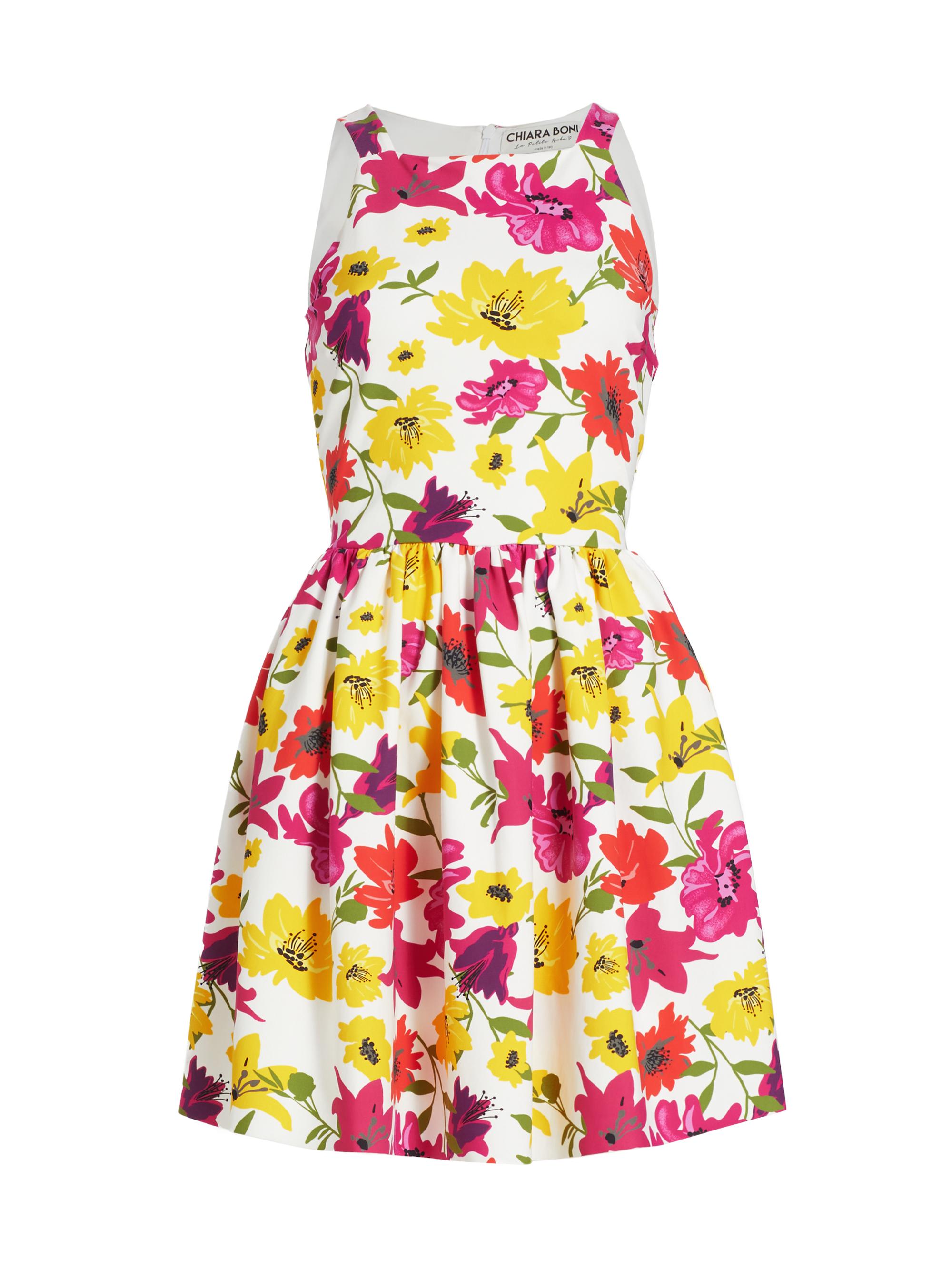 Chiara Boni La Petite Robe Women's Lastemylar Floral Fit & Flare Dress - Vibrant Flowers