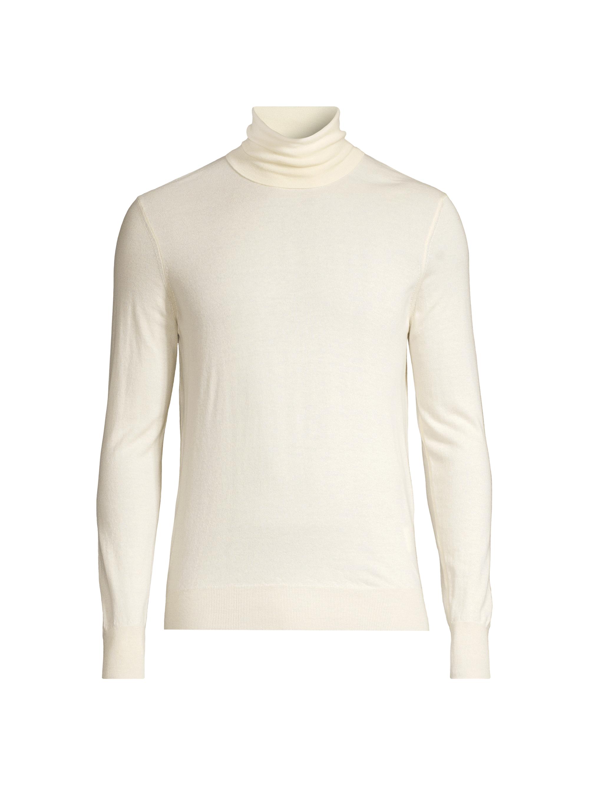 Ralph Lauren Purple Label Men's Cashmere Turtleneck Sweater - Cream