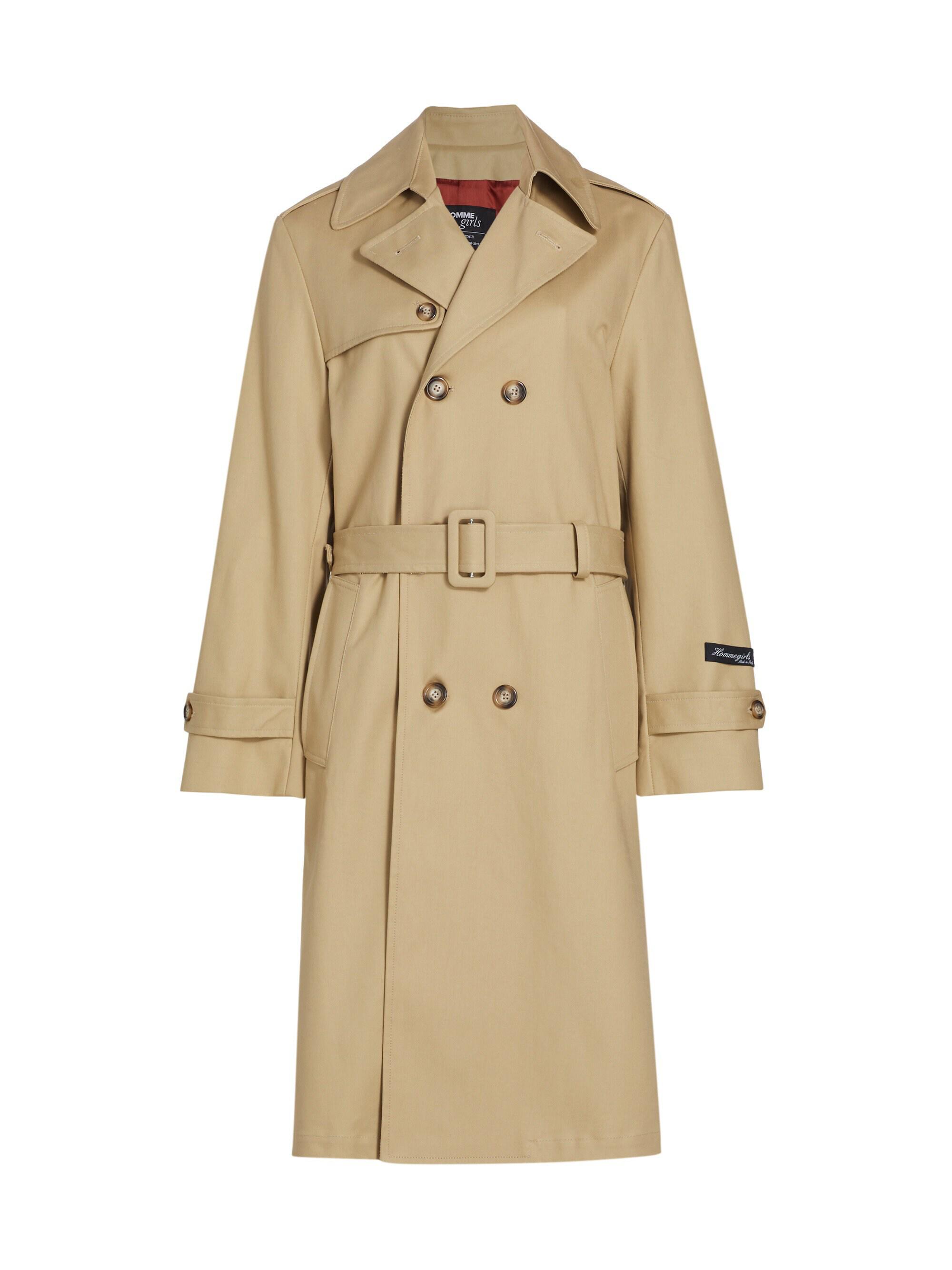 Hommegirls Women's Classic Trench Coat - Khaki