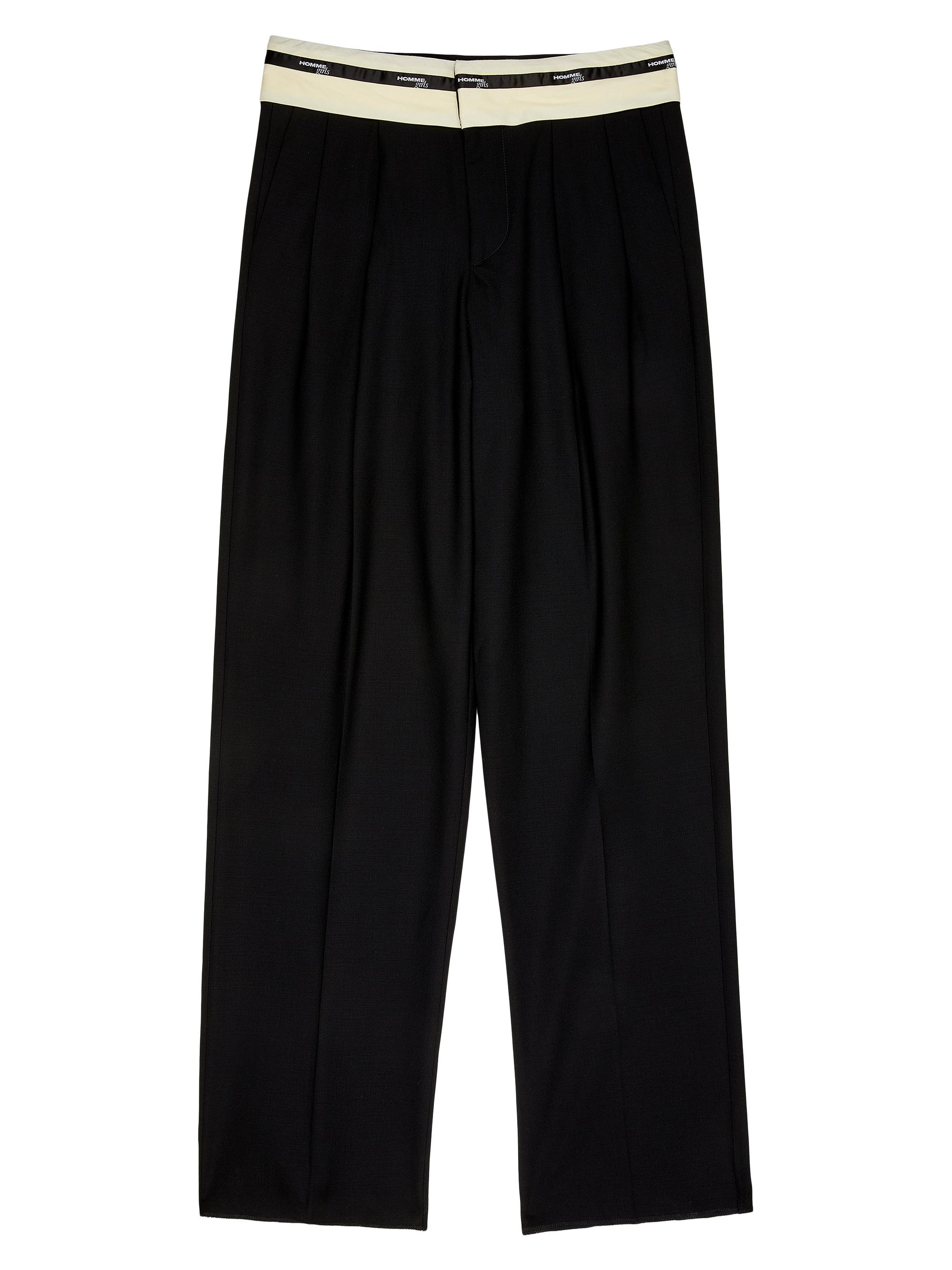 Hommegirls Women's Flip Waist Pants