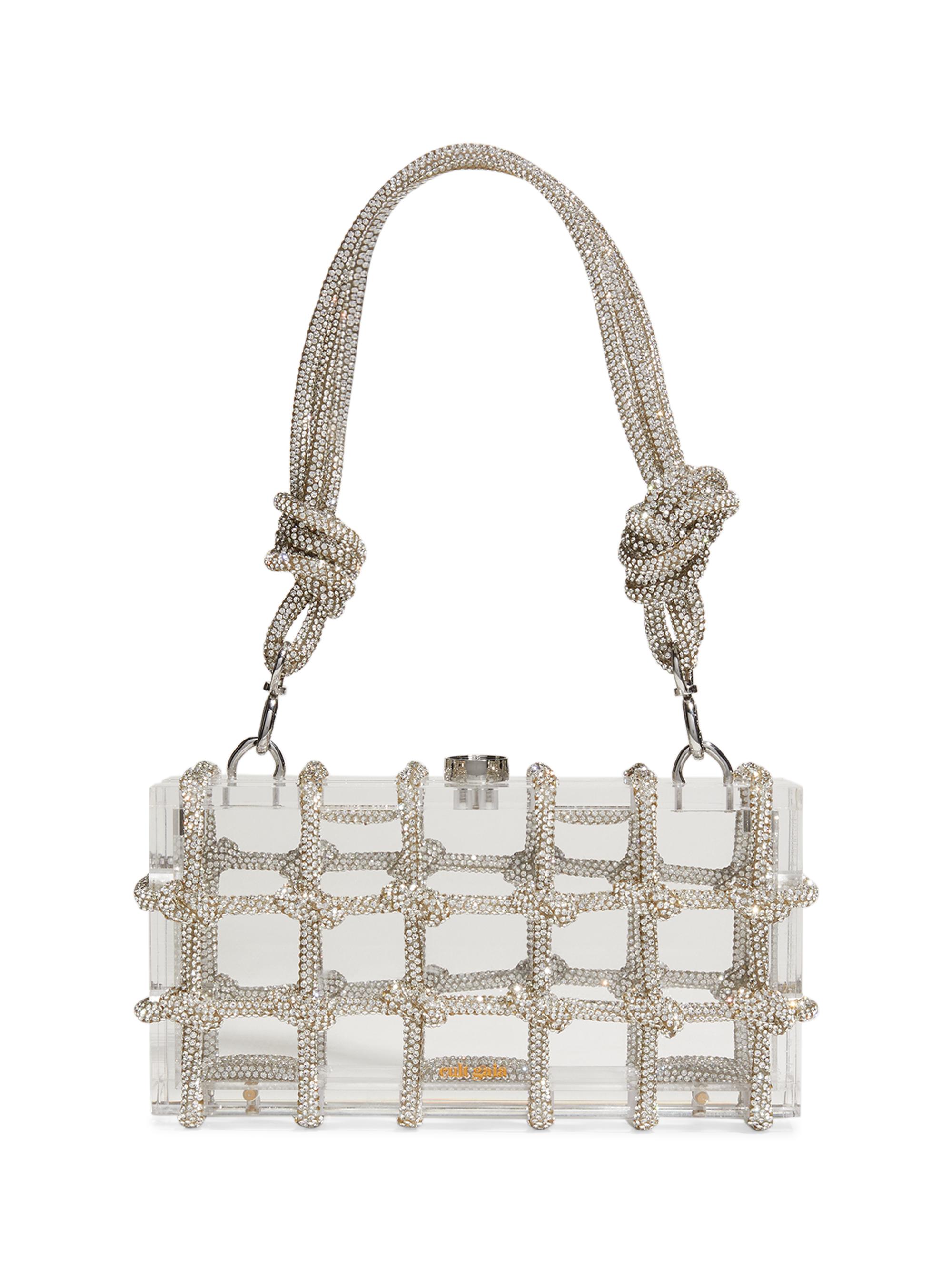 Cult Gaia Aiko Leather Top-Handle Bag | Saks Fifth Avenue