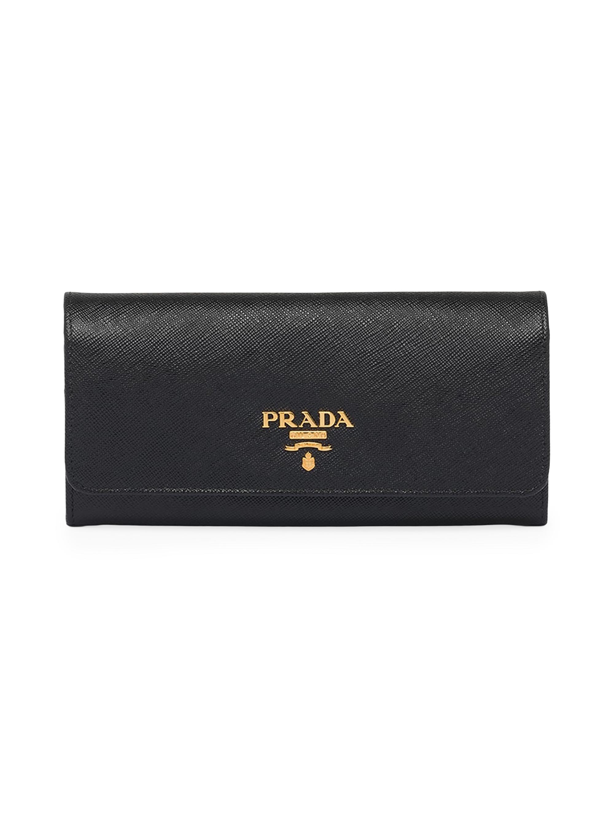 Prada Small Saffiano Leather Wallet | Saks Fifth Avenue