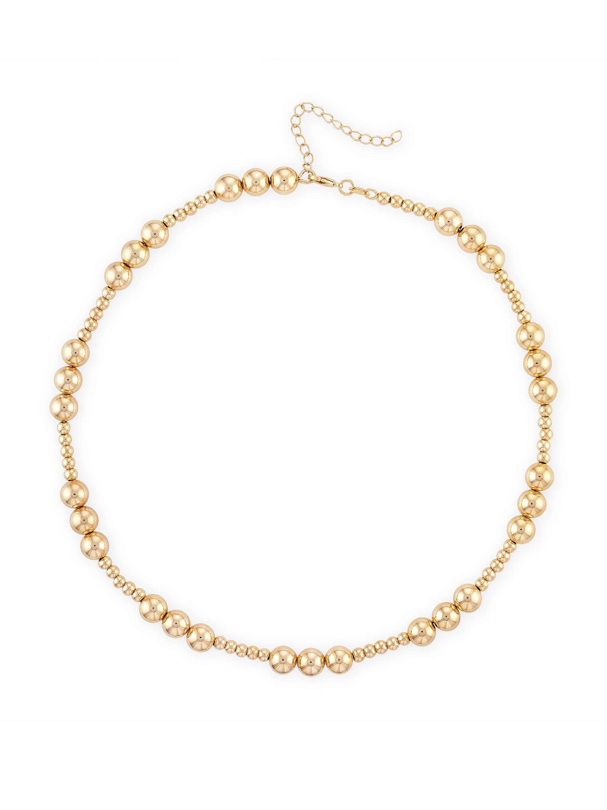 Alexa Leigh Women's Big Threes 14K-Gold-Filled Beaded Necklace - Yellow Gold
