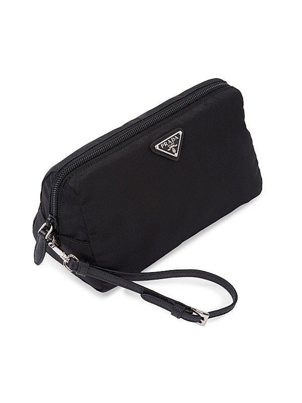 Shop Prada Re-Nylon Pouch | Saks Fifth Avenue Shop Prada Re-Nylon Pouch | Saks Fifth Avenue