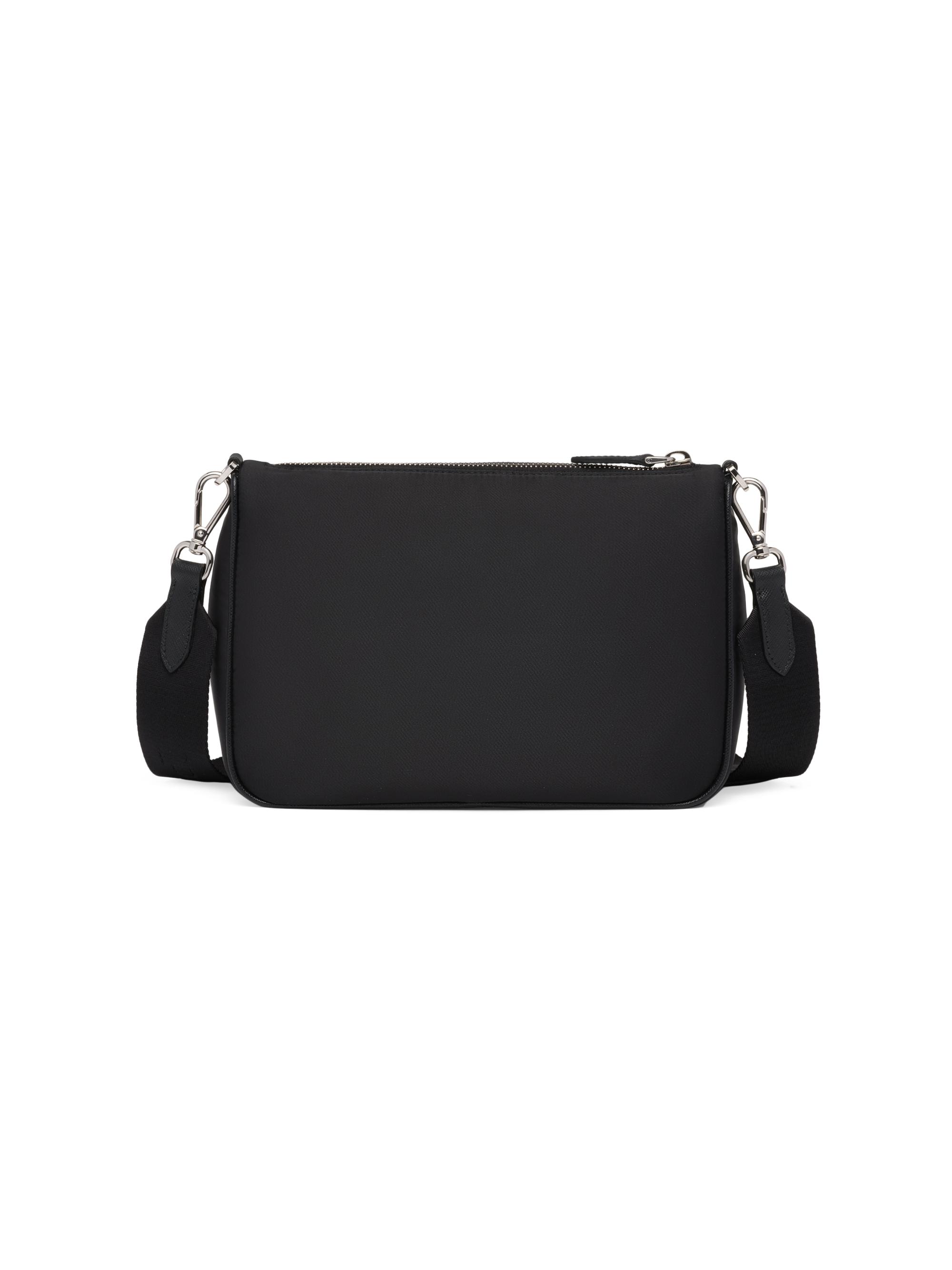 最終セール 男女兼用 NYLONshoulder PRADAnoveltybag Prada FW 1998 black nylon shoulder bag with metal handle – Velvet
