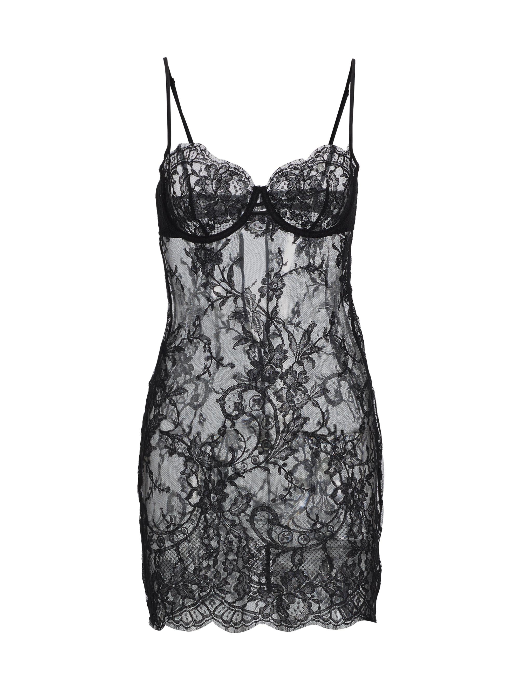 kiki Kiki de Montparnasse Camille Lace Mini-Slipdress | Saks Fifth Avenue