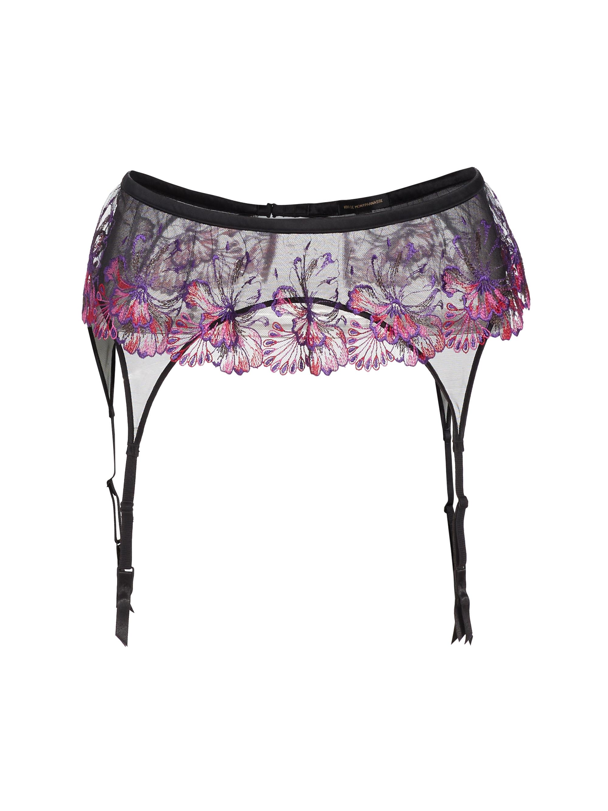 Kiki de Montparnasse Women's Azelie Garter Belt - Cerise