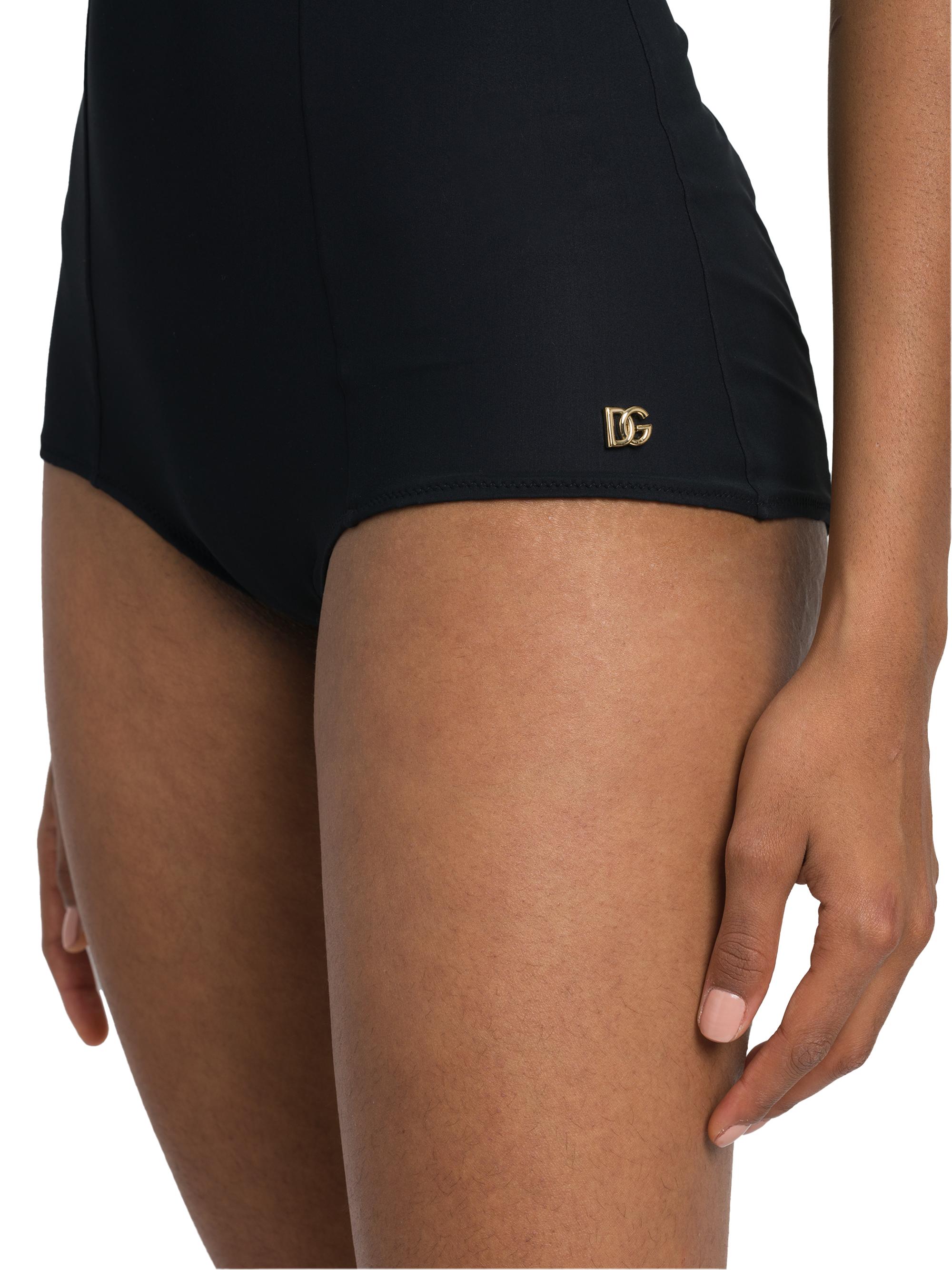 Dolce & Gabbana Women's Balconette One-Piece Swimsuit - Nero | Thumbnail 6