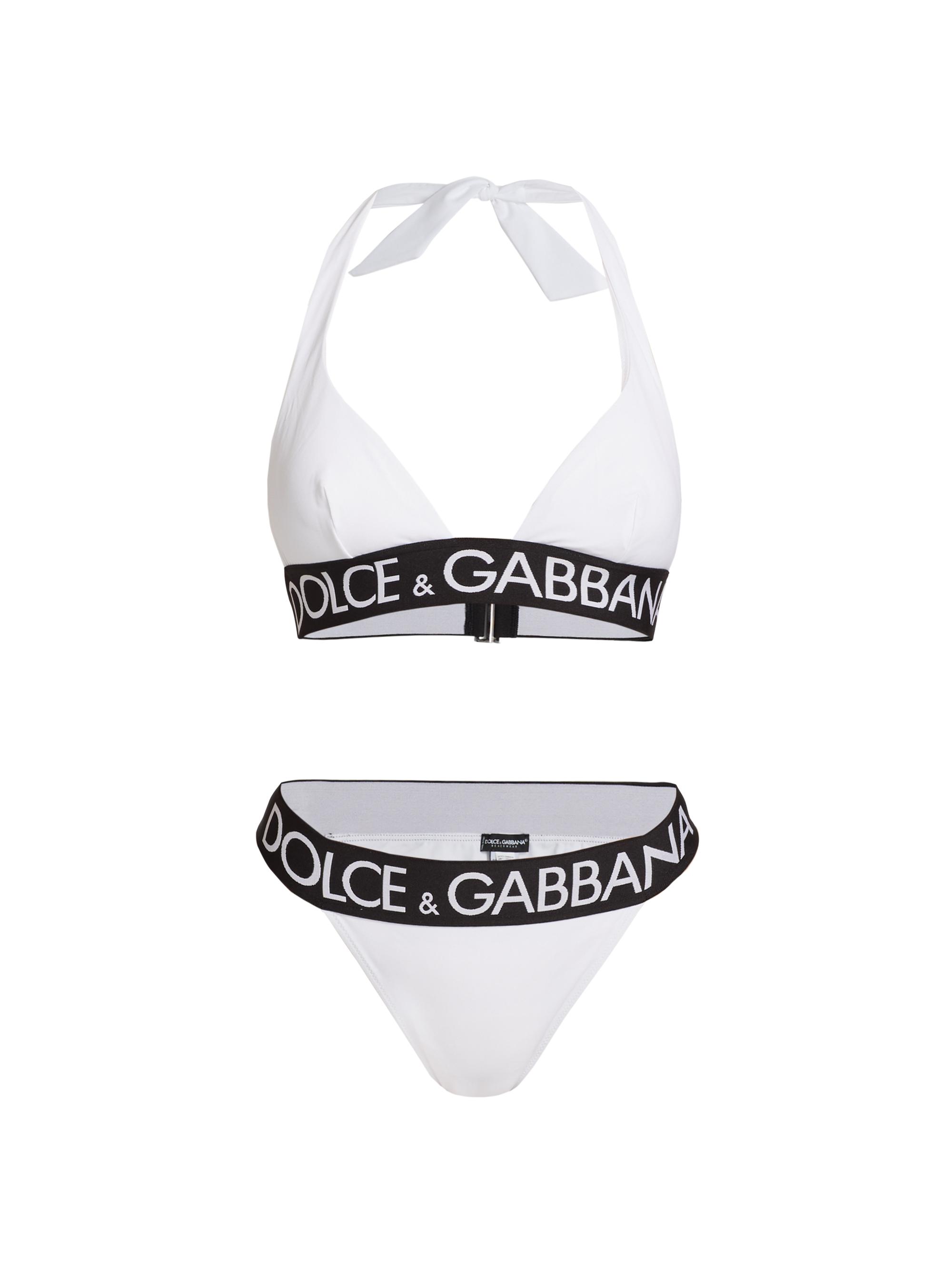 Dolce & Gabbana Women's Logo Bikini - Bianco Ottico