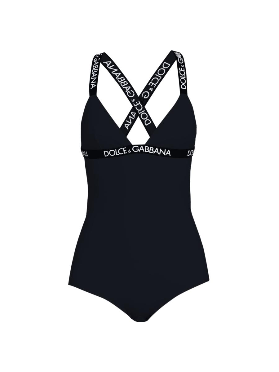 Dolce & Gabbana ロゴ水着 黒と白
