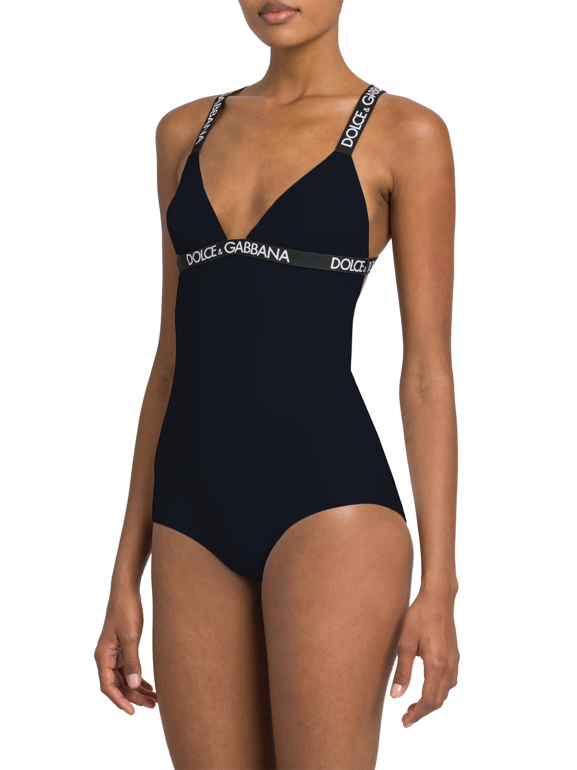 DOLCE&GABBANA】23AW ワンピース水着 プランジネック ベルト