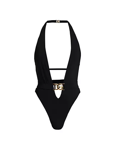 DG Halter One-Piece Swimsuit
