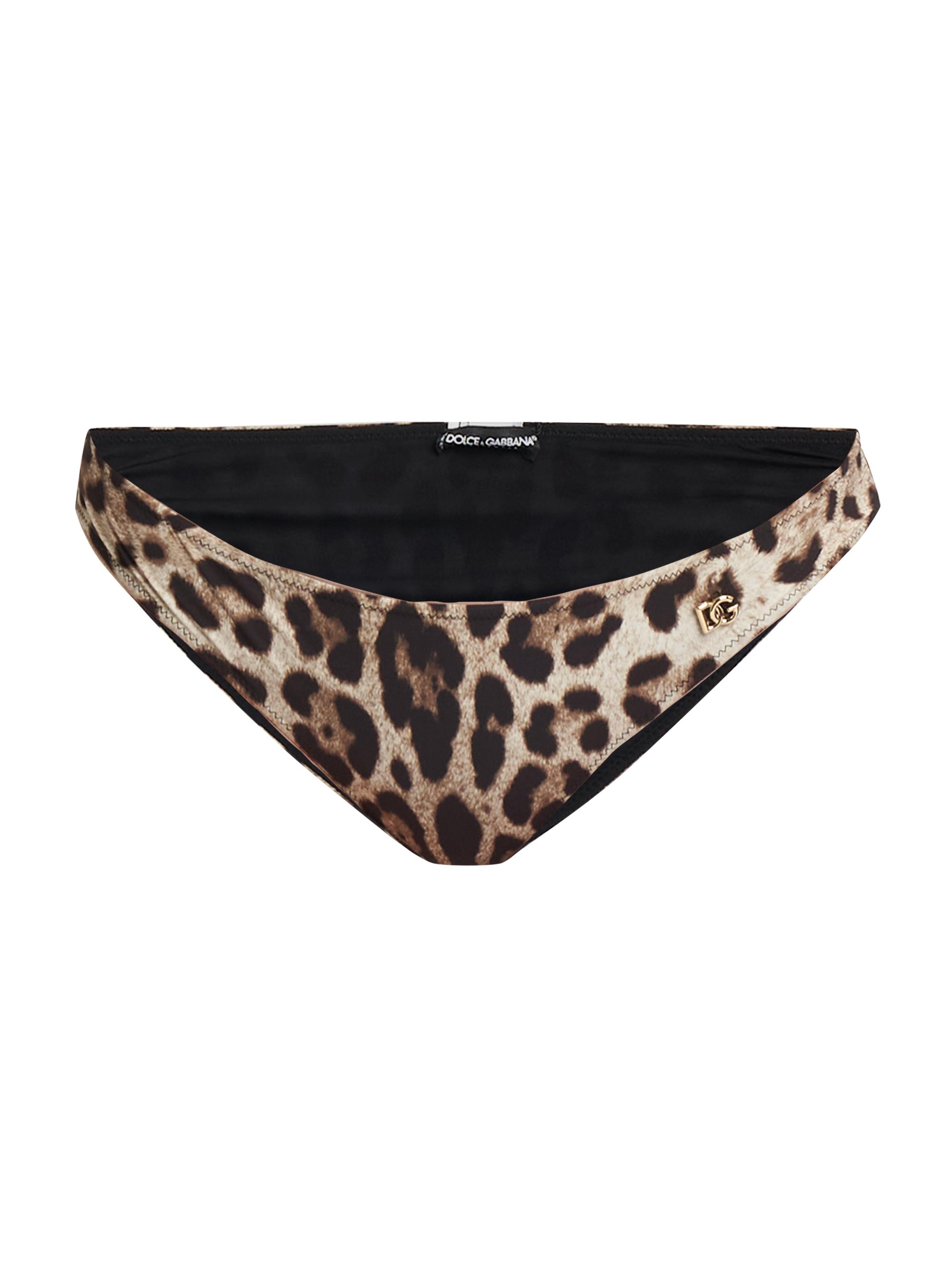 Dolce & Gabbana Women's Leopard Bikini Bottom - Leo New