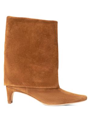 UGG x Telfar Logo Tall suede boots - Neutrals