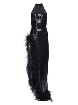 Retrofête Women's Vixen Gown - Black - Women's Clothing