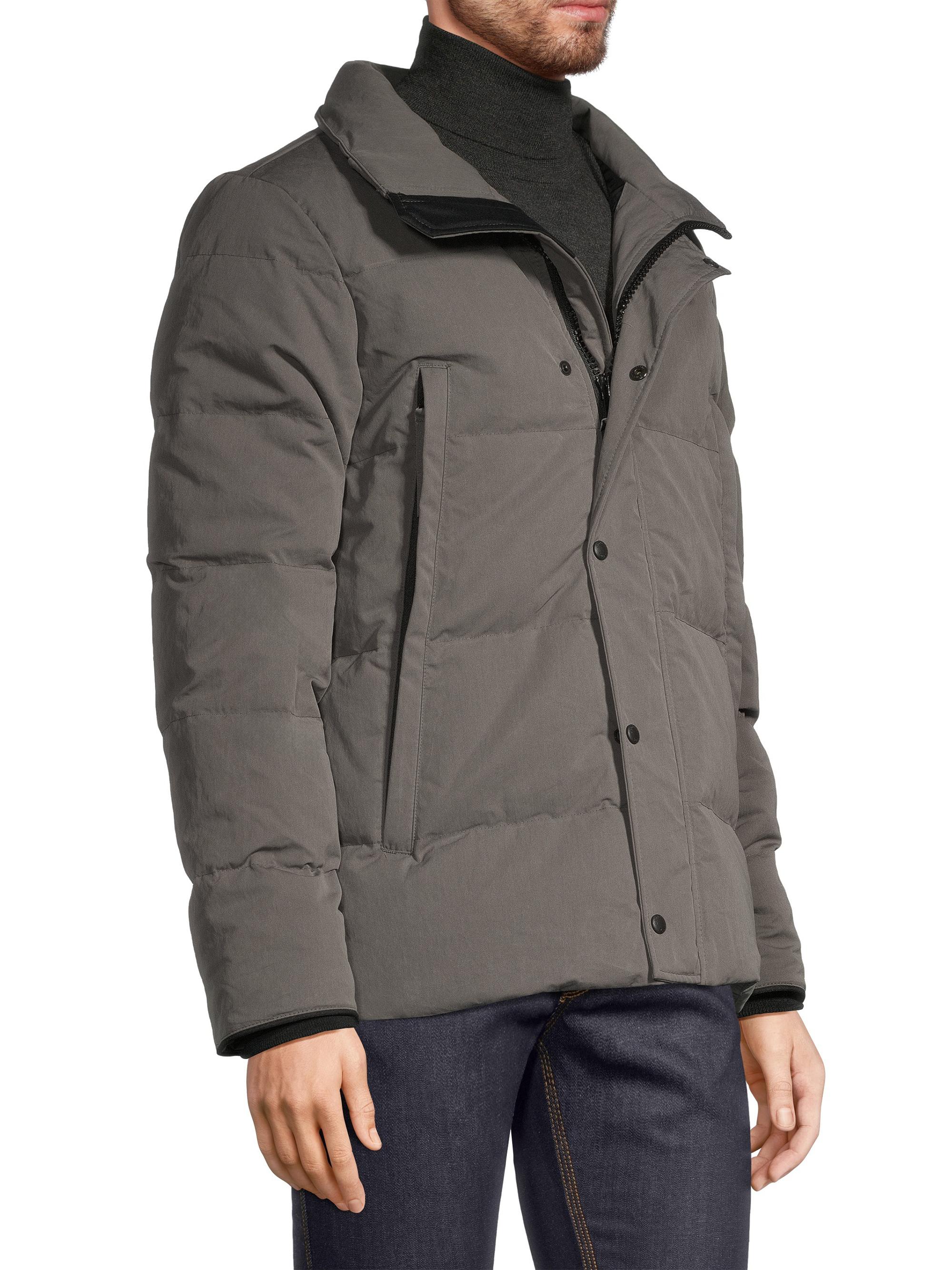 Canada Goose Wyndham Hooded Slim-Fit Down Parka | Saks Fifth Avenue