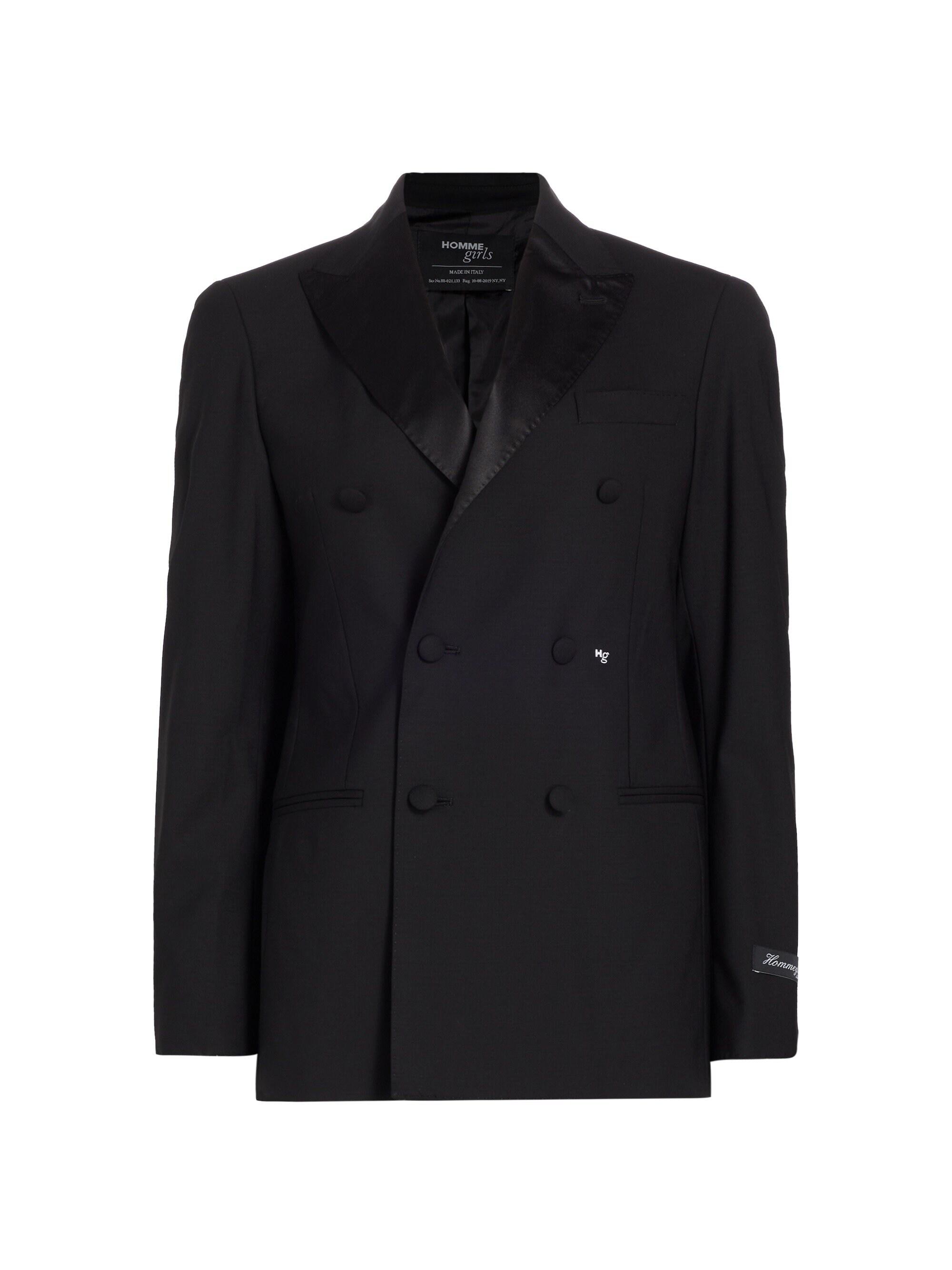 Hommegirls Women's Tuxedo Jacket - Black