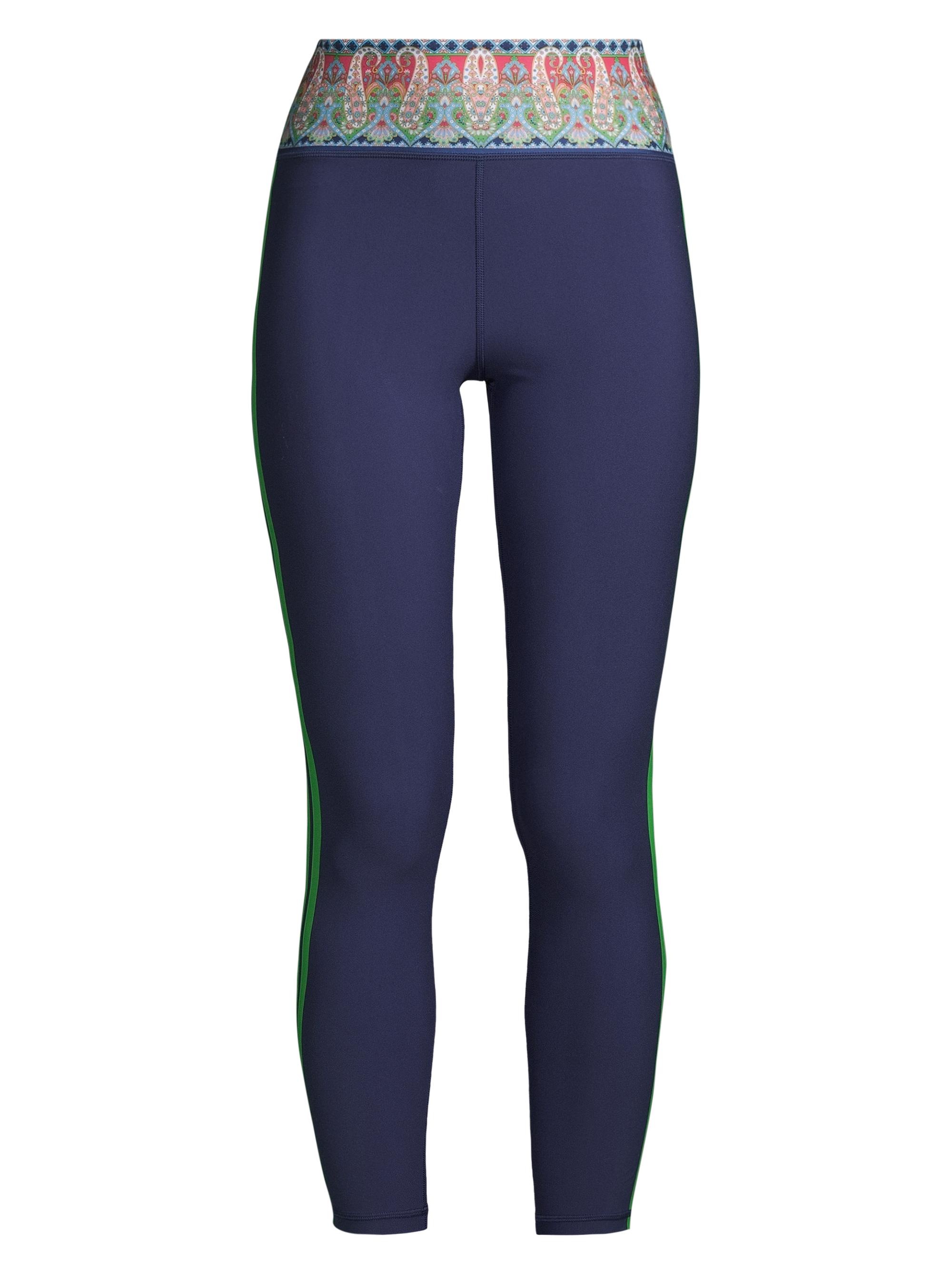 Johnny Was Women's Breamar Night Striped Ankle-Crop Leggings