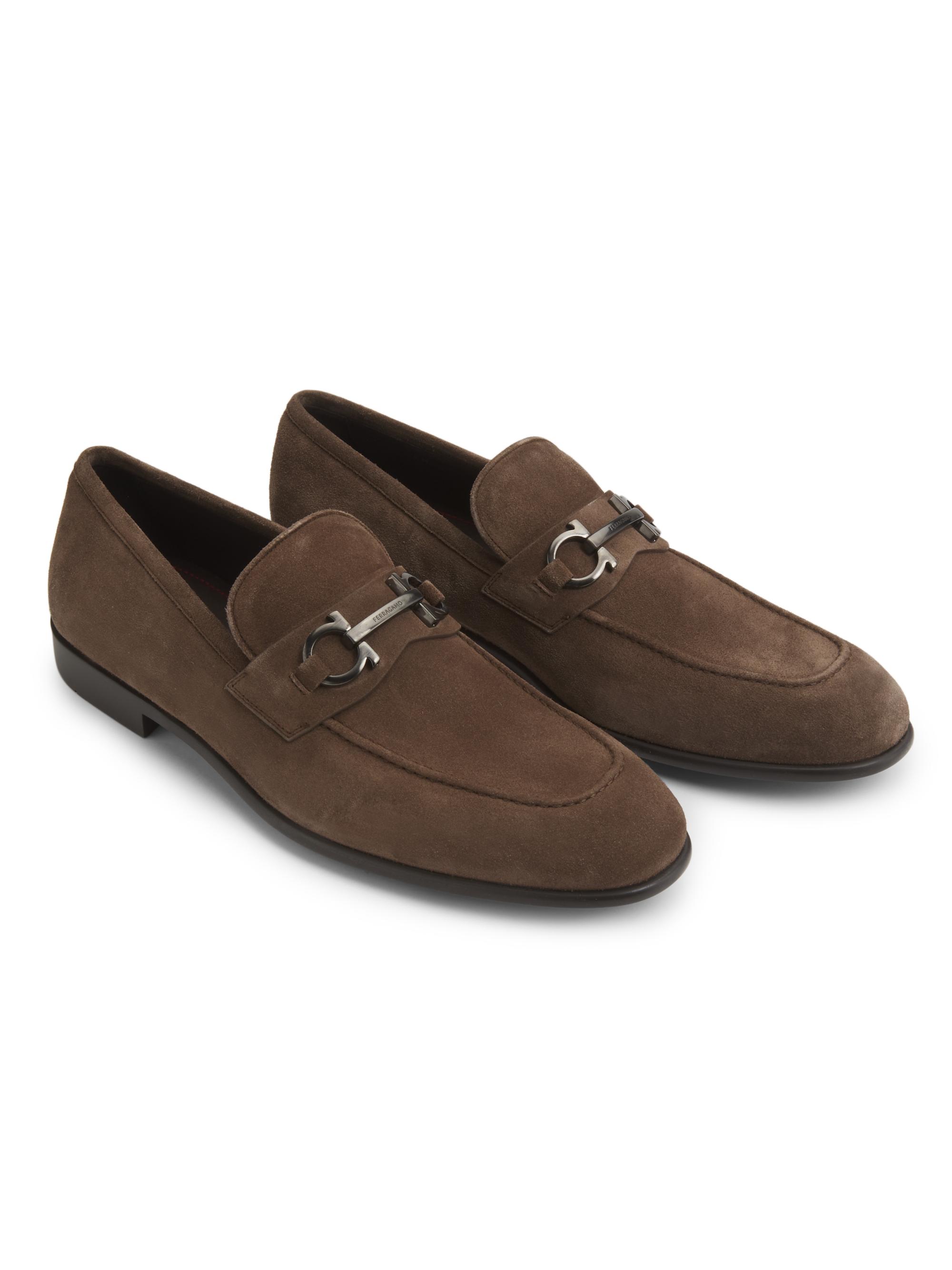 FERRAGAMO Foster Suede Loafers Saks Fifth Avenue