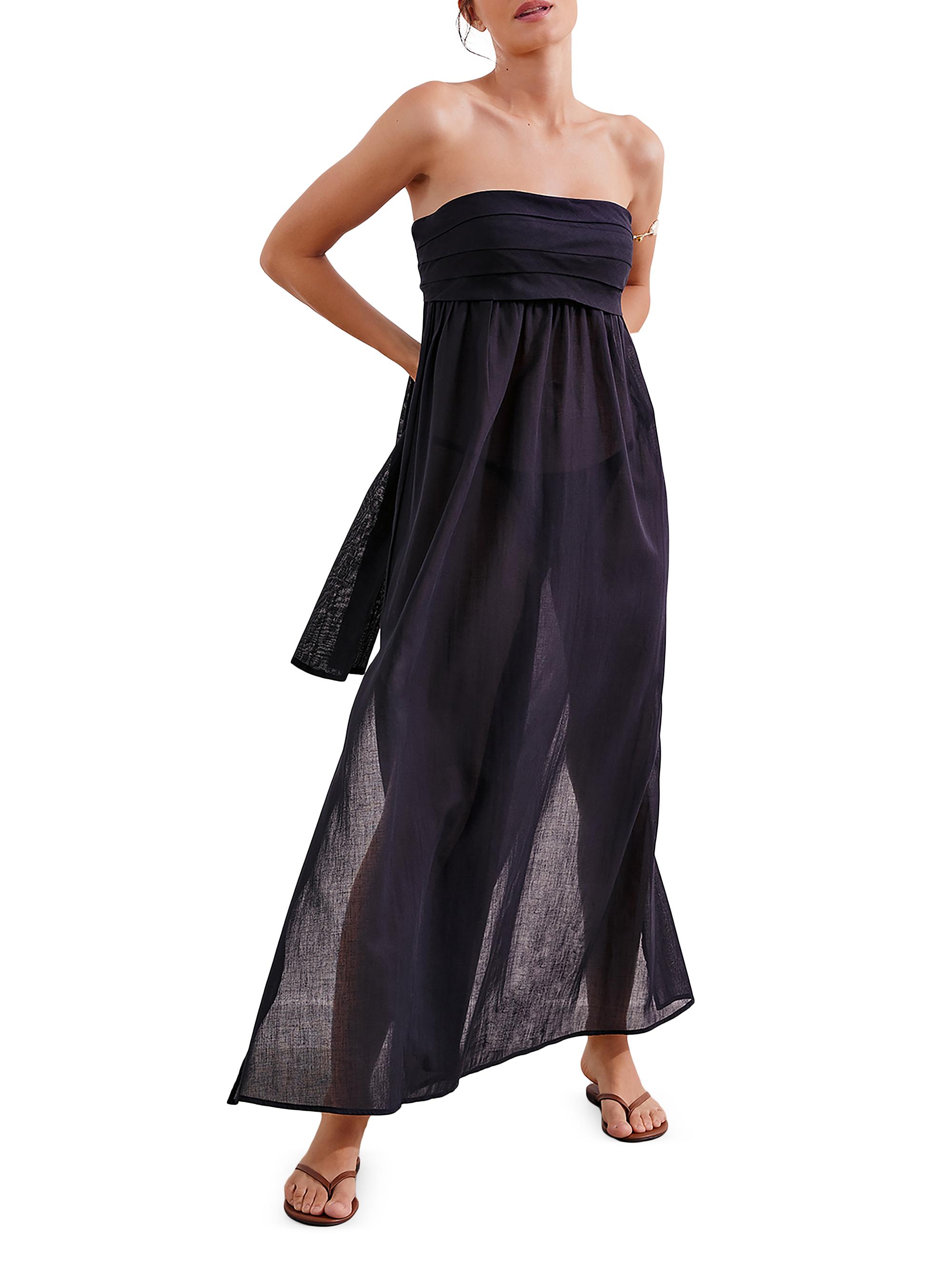 ViX by Paula Hermanny Davina Strapless Maxi Dress | Saks Fifth Avenue