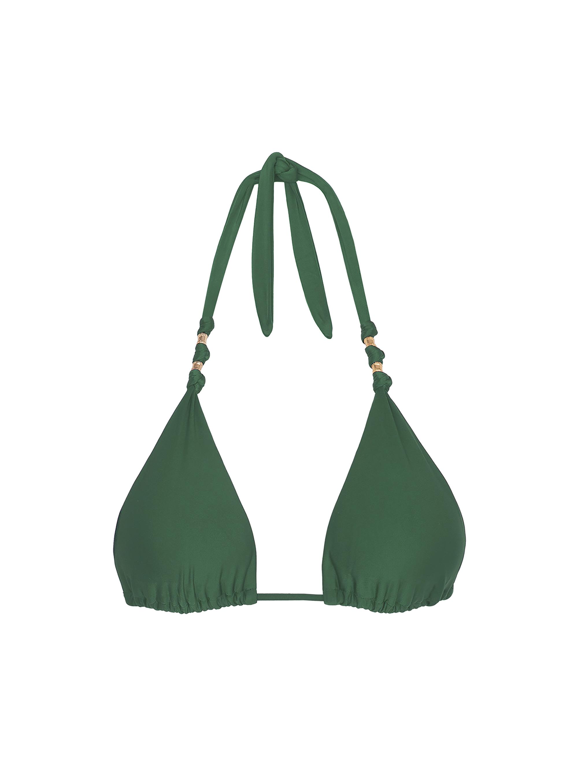 ViX by Paula Hermanny Women's Paula Triangle Bikini Top - Green