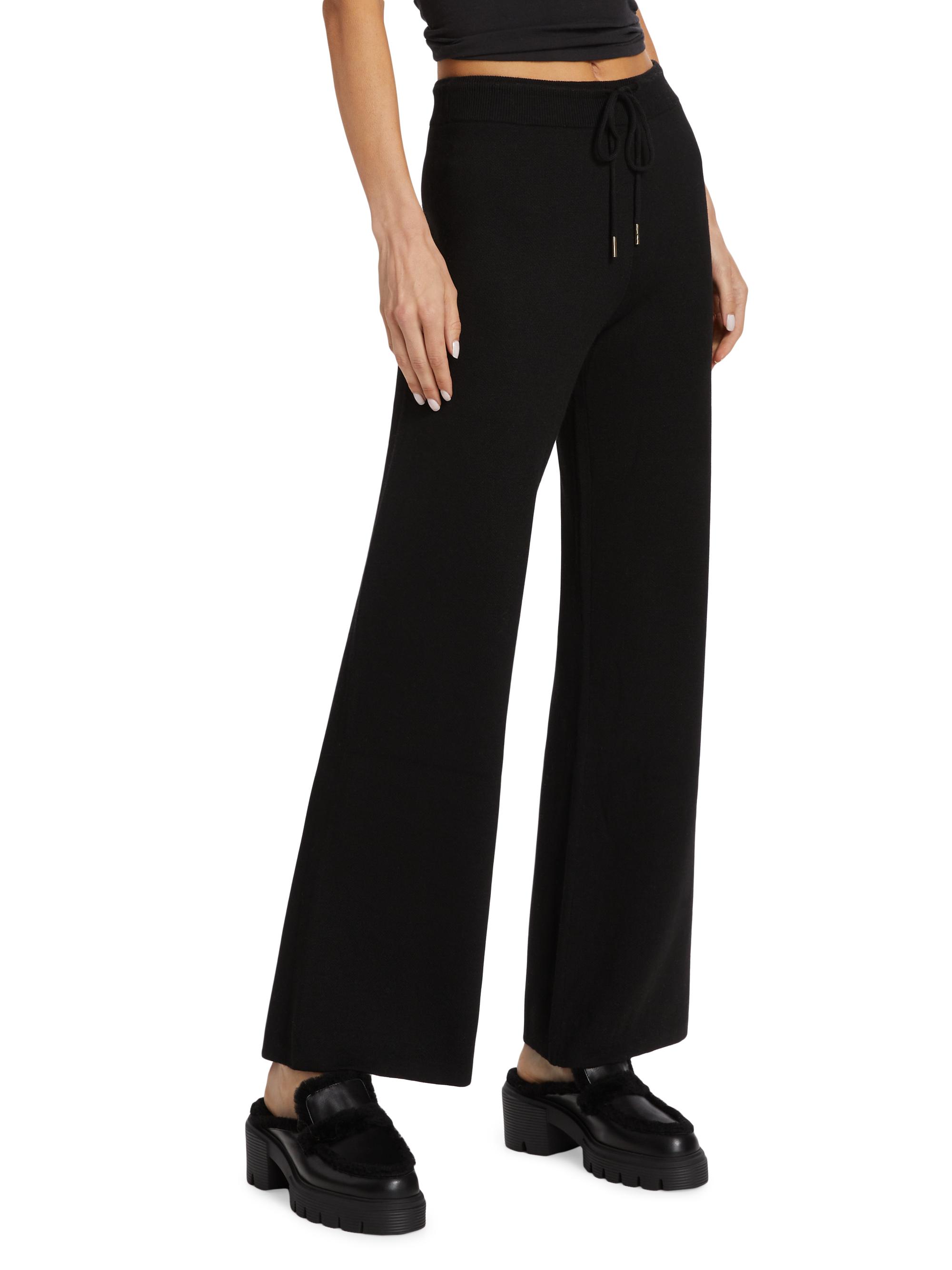 Stellae Dux Double-Knit Wide-Leg Drawstring Pants | Saks Fifth Avenue