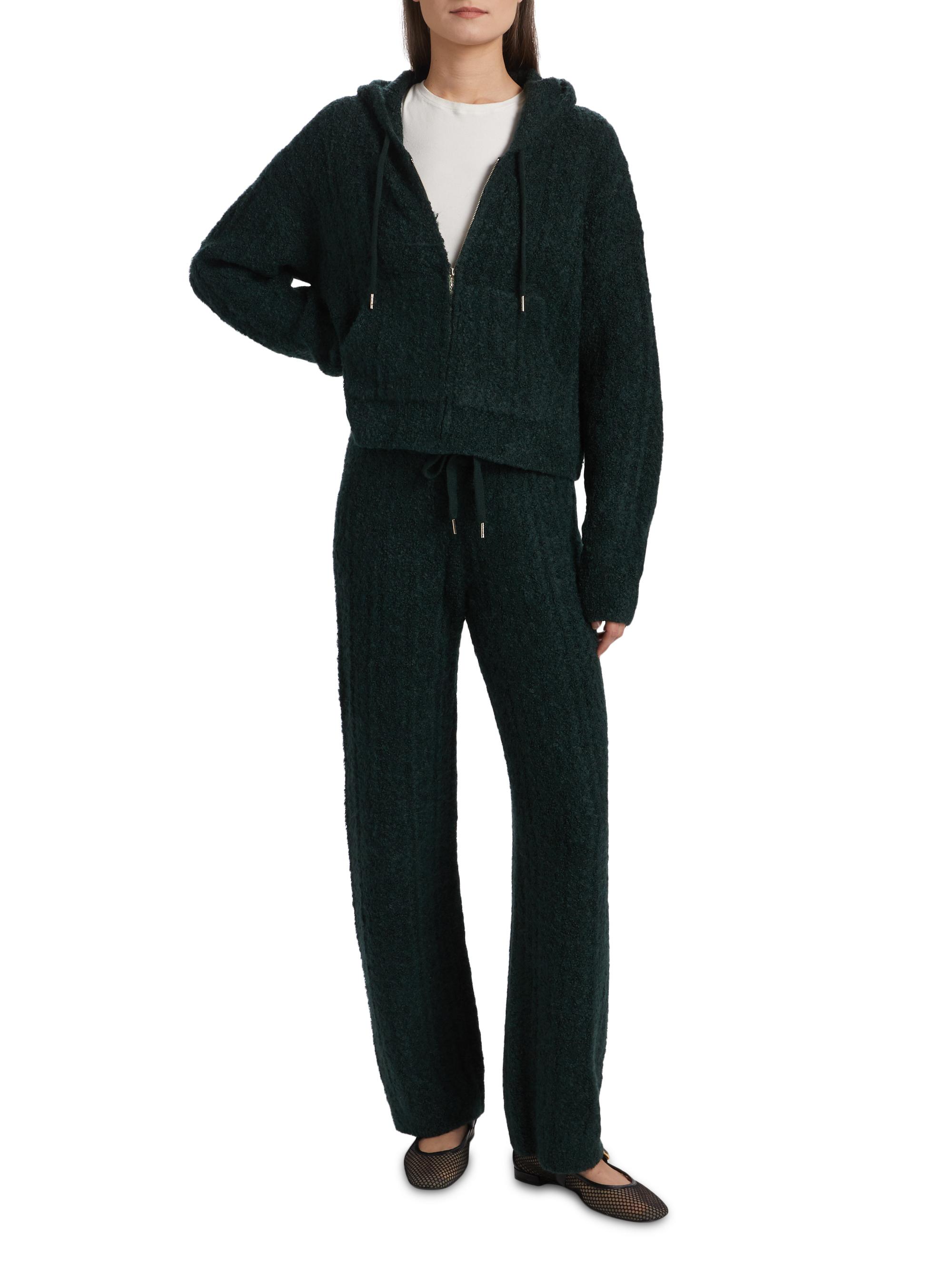 Stellae Dux Cable-Knit Zip Hoodie | Saks Fifth Avenue