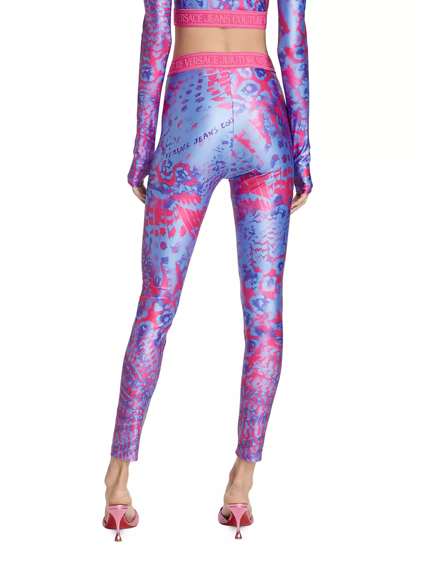 Versace Jeans Couture Sketch Couture-print leggings - ShopStyle
