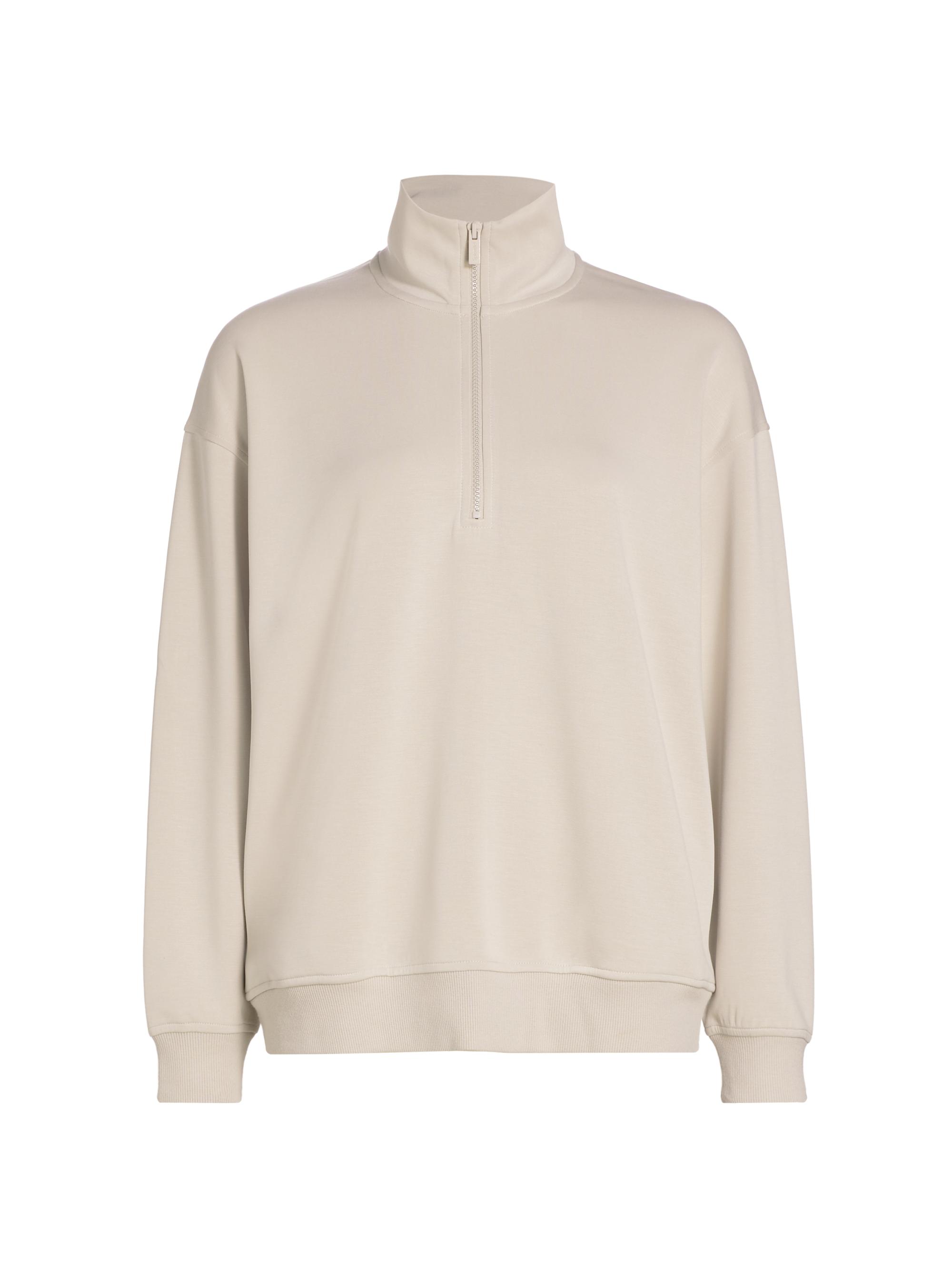 Splendid Women's Tate Quarter-Zip Pullover - Oat