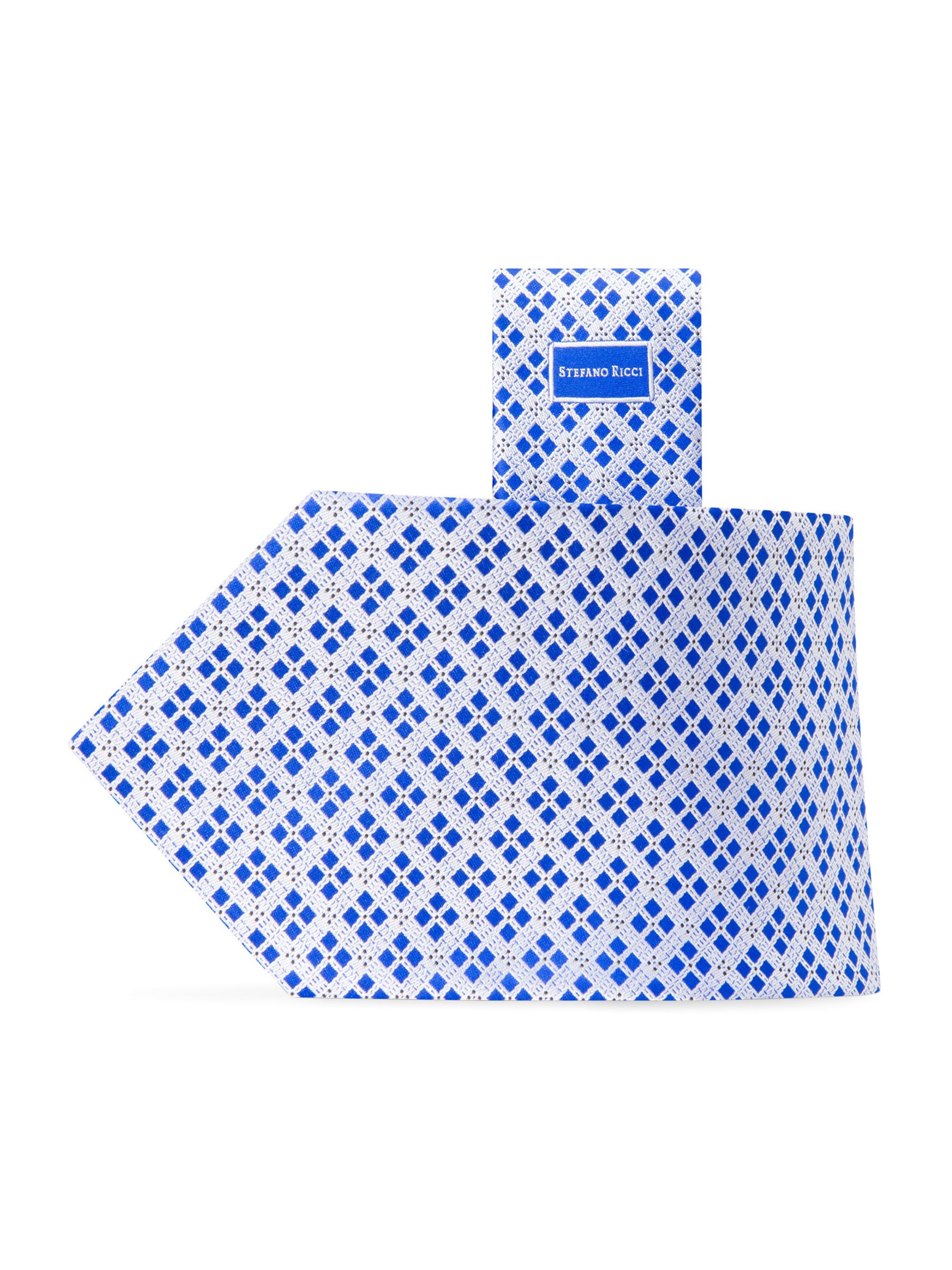 Stefano Ricci Men's Luxury Handmade Silk Tie - Blue