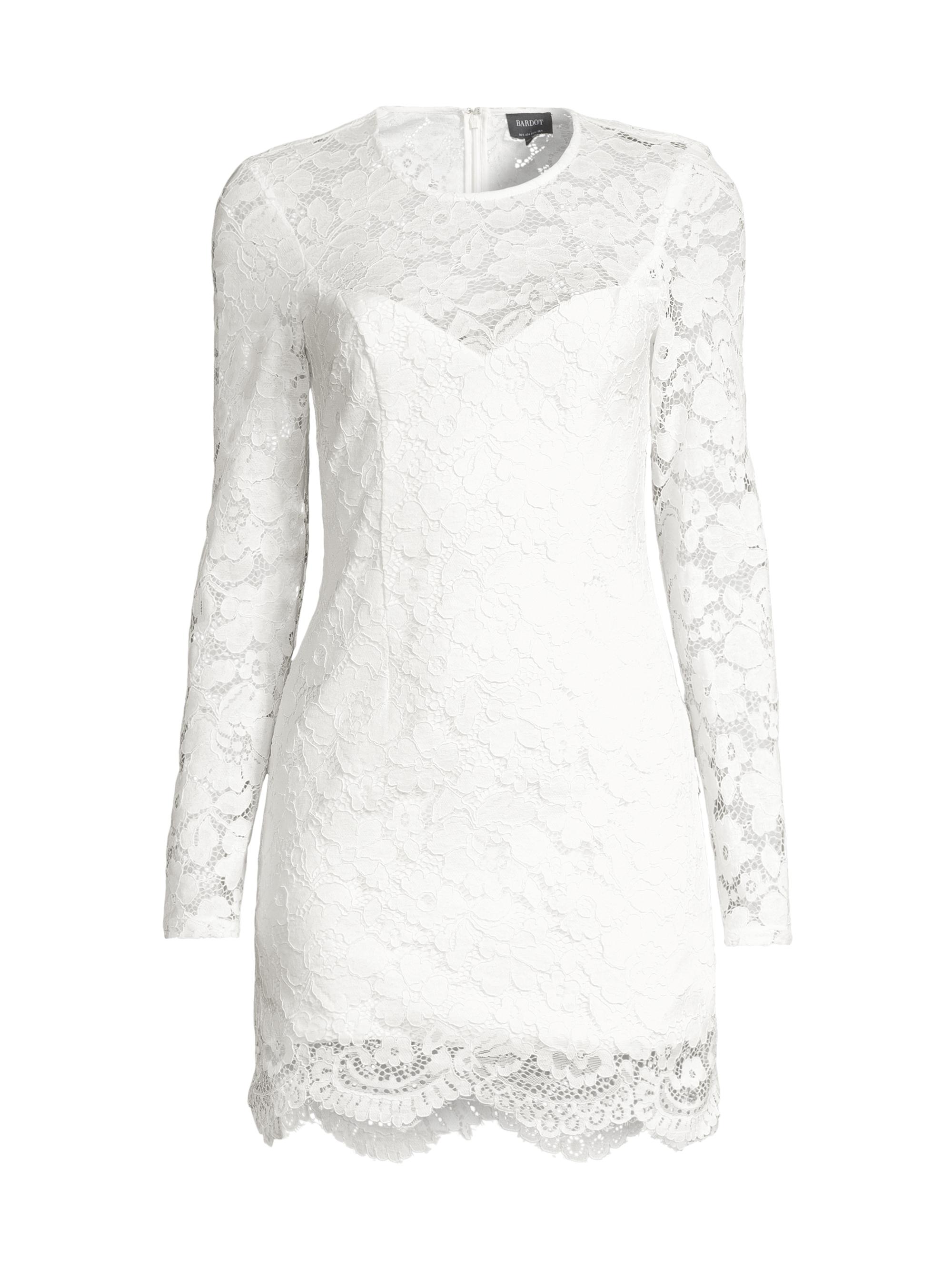 Bardot Women's Breelan Lace Minidress - White