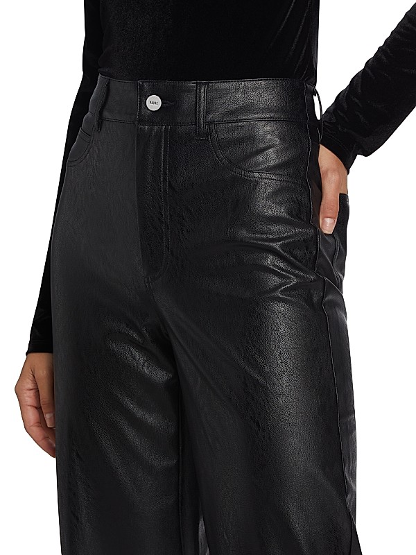 Shop Paige Sasha Faux Leather Wide-Leg Pants | Saks Fifth Avenue Shop Paige Sasha Faux Leather Wide-Leg Pants | Saks Fifth Avenue