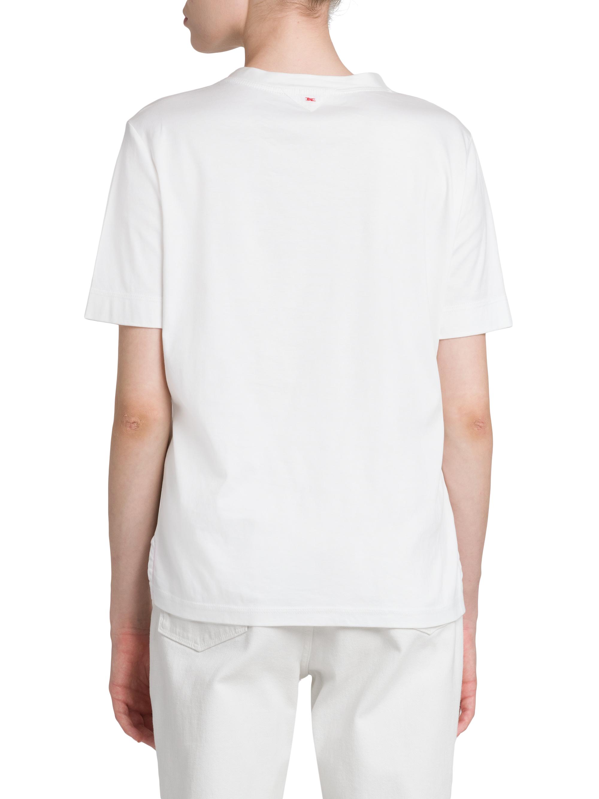 Kiton Women's Cashmere-Silk Jersey T-Shirt - Optical White | Thumbnail 5