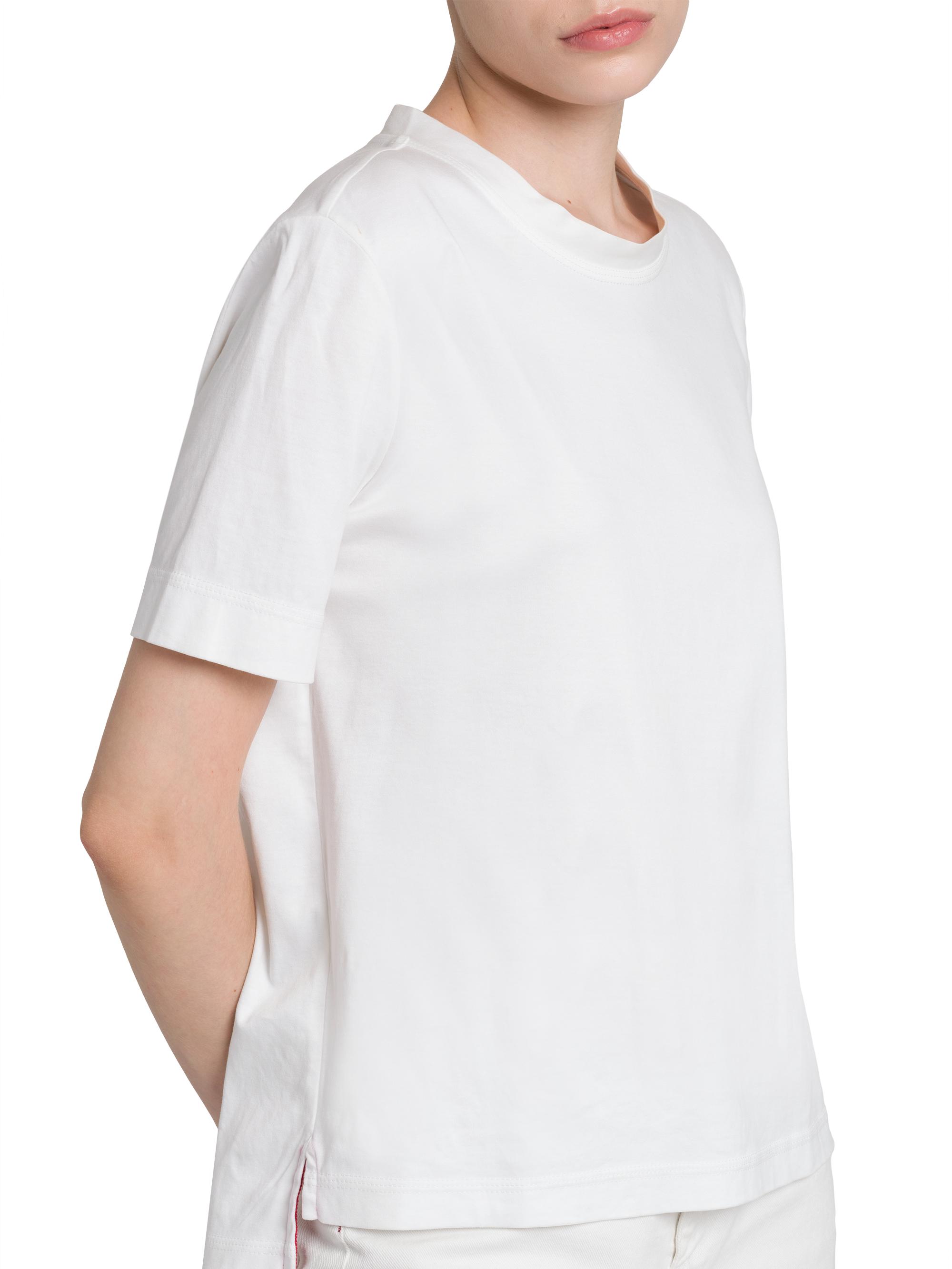 Kiton Women's Cashmere-Silk Jersey T-Shirt - Optical White | Thumbnail 6