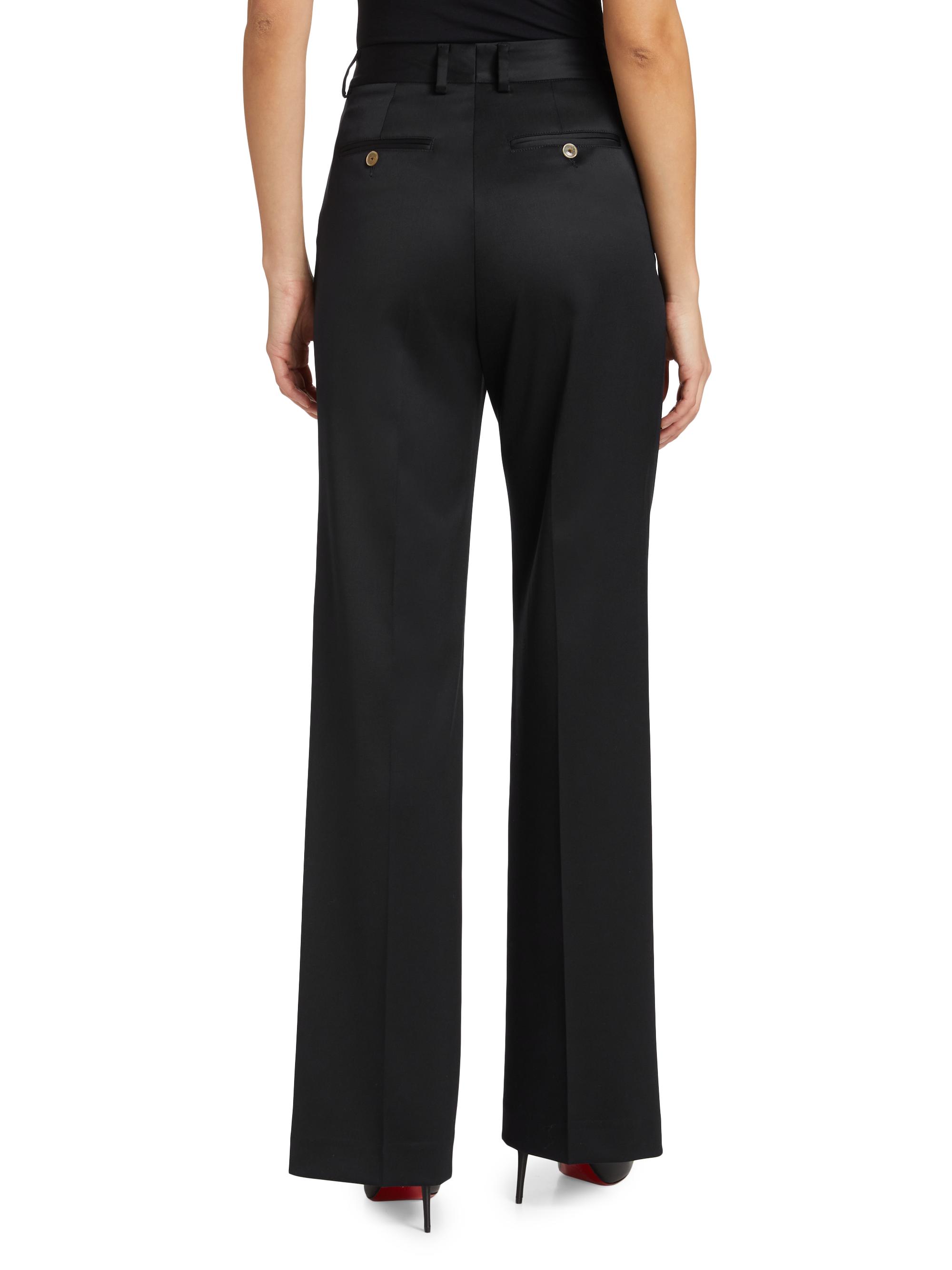 Kiton Wide-Leg Wool-Blend Trousers | Saks Fifth Avenue