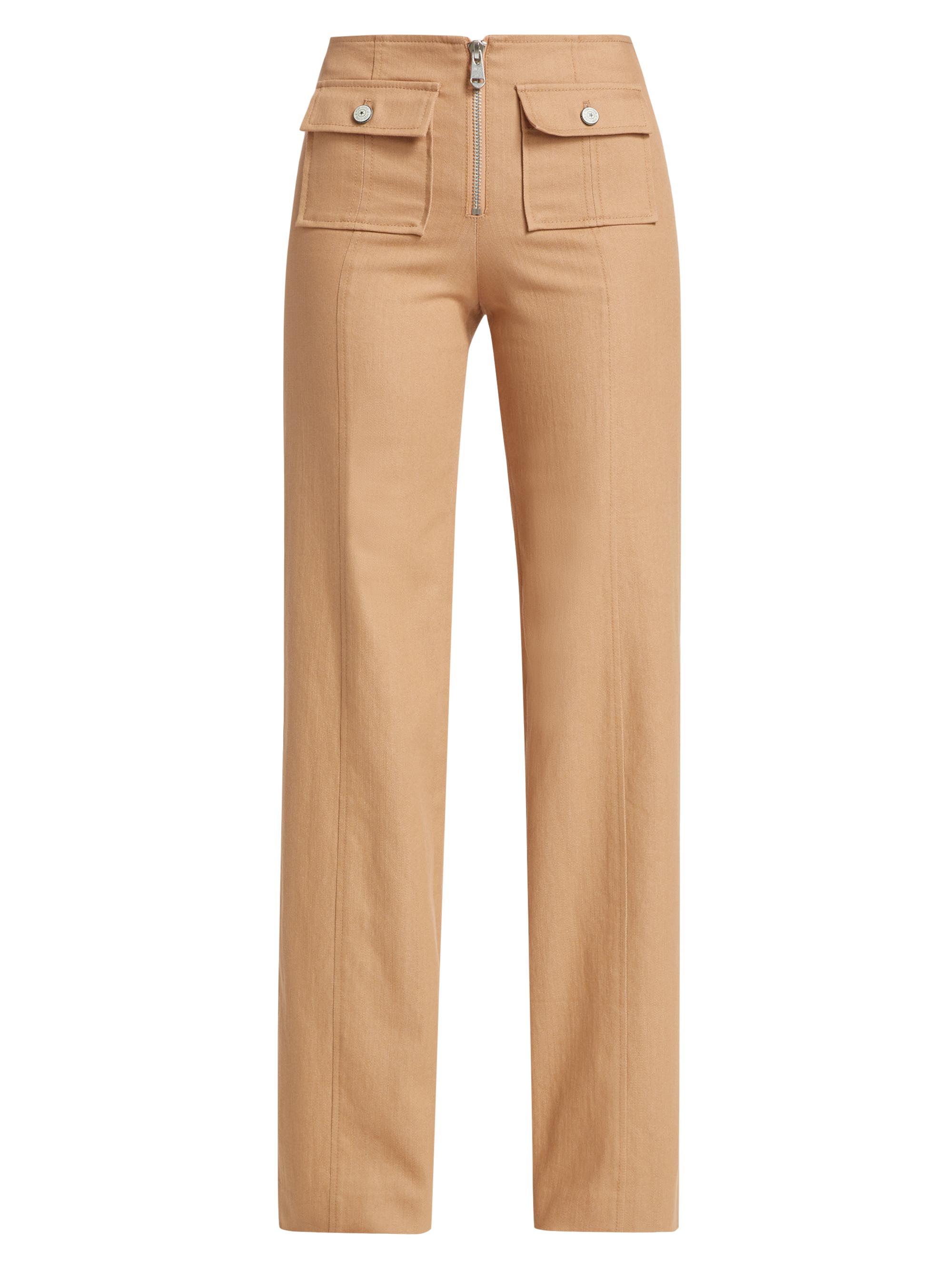 Cinq à Sept Azure Cotton-Blend Zip Pants | Saks Fifth Avenue