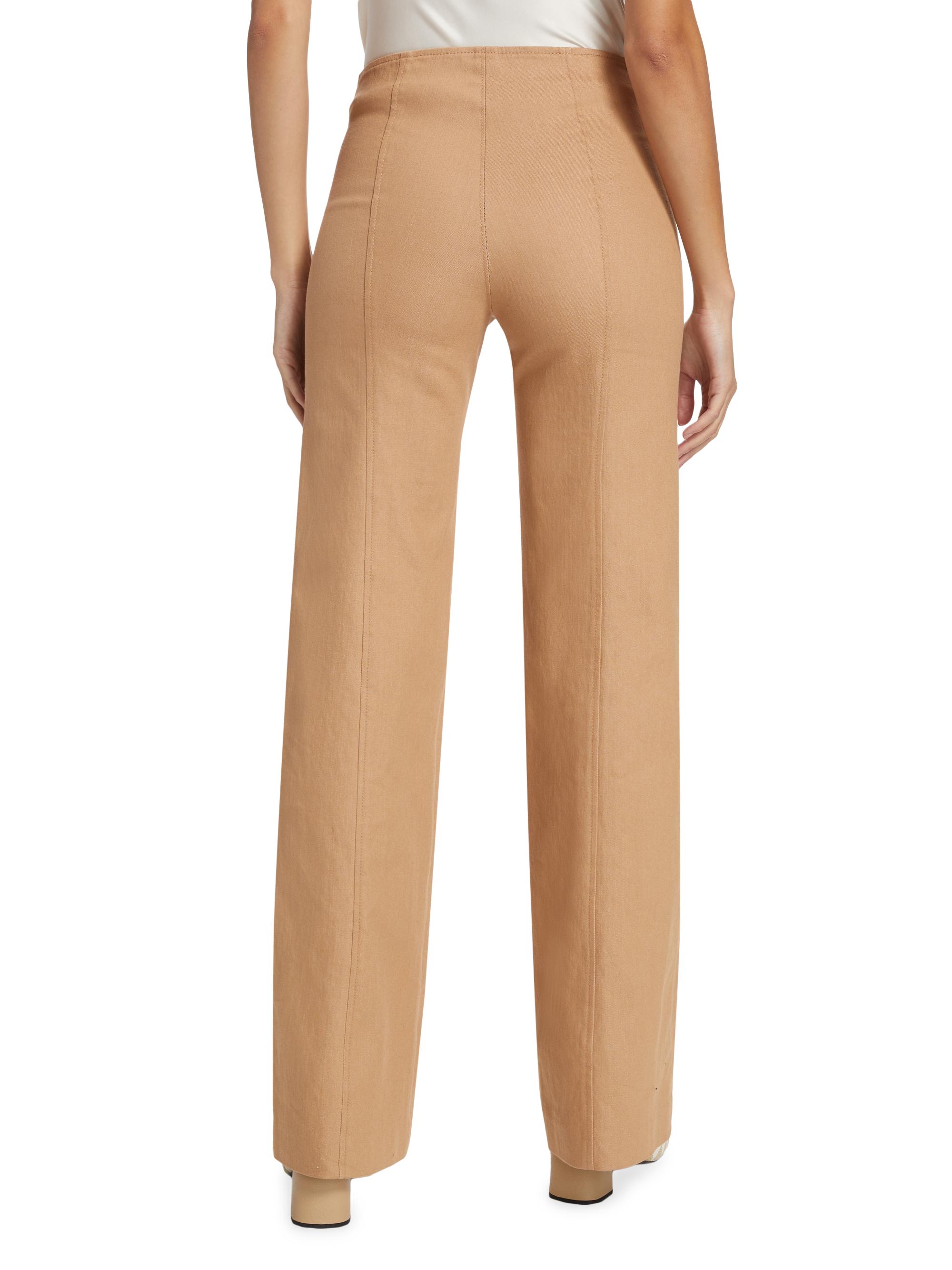 Cinq à Sept Azure Cotton-Blend Zip Pants | Saks Fifth Avenue