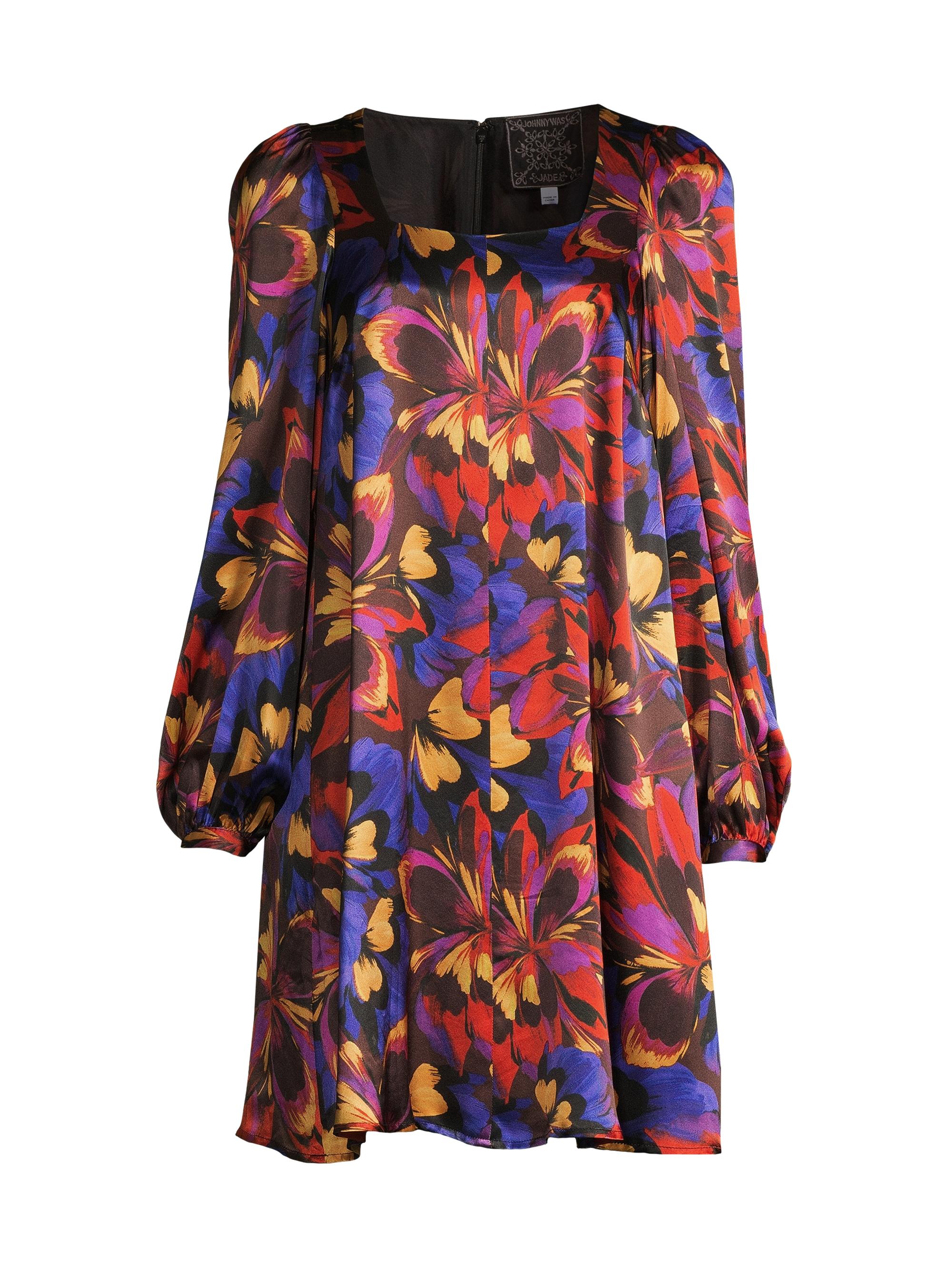 Johnny Was Women's Eclipse Floral Silk Minidress