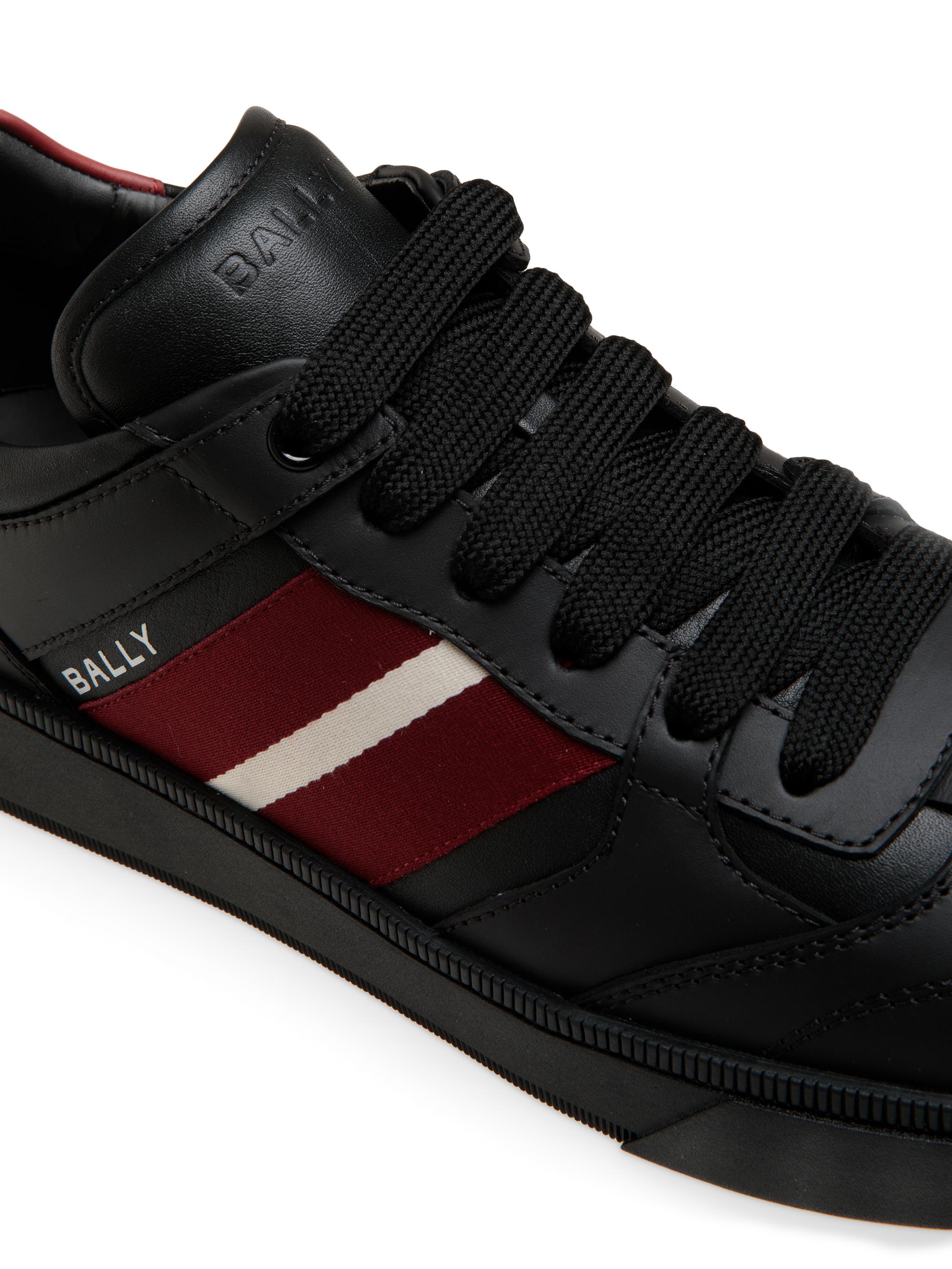 Bally Rebby Striped Leather Low-Top Sneakers | Saks Fifth Avenue