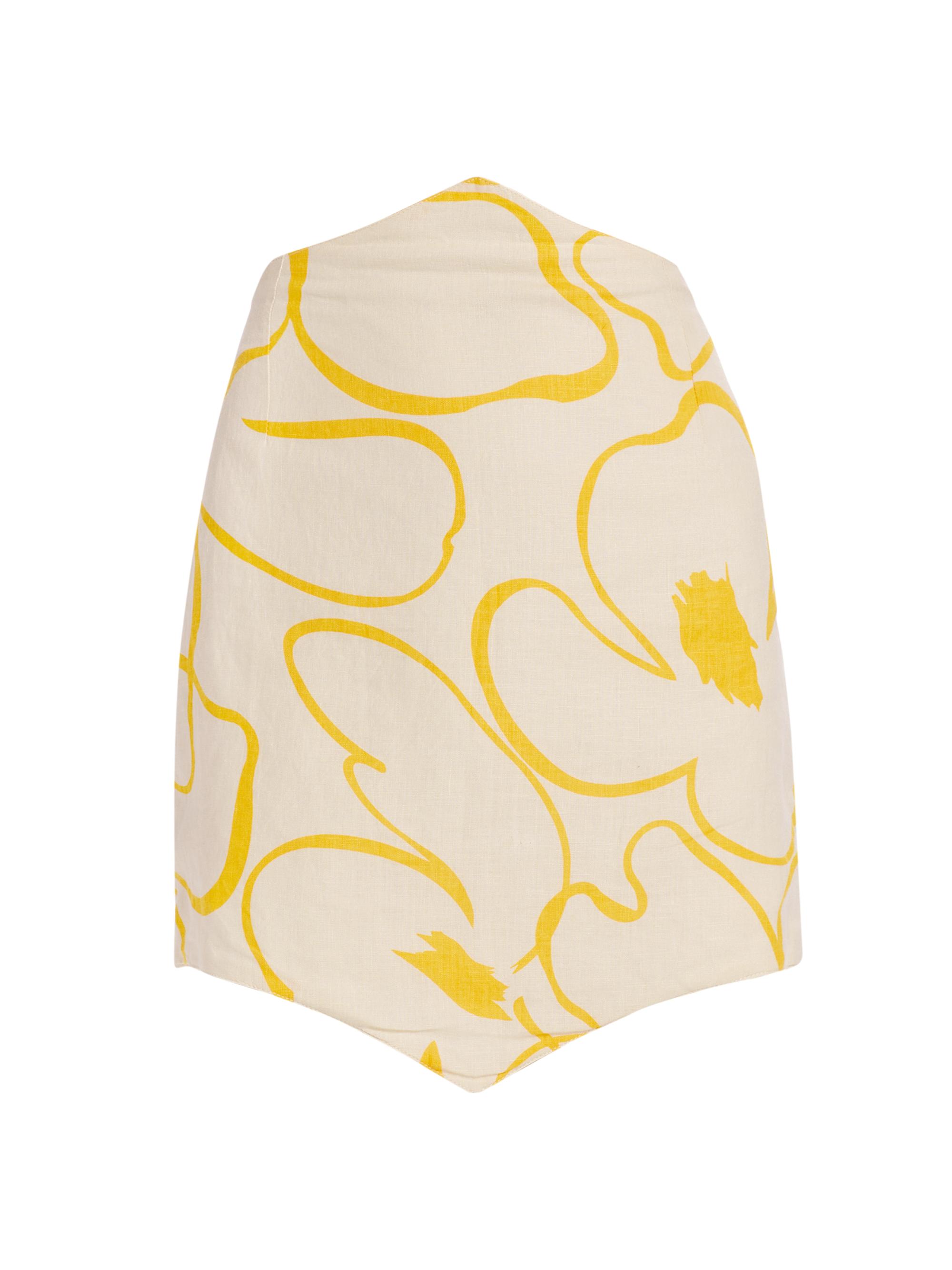 SWF Women's High Point Floral Linen Miniskirt - Whirlwind