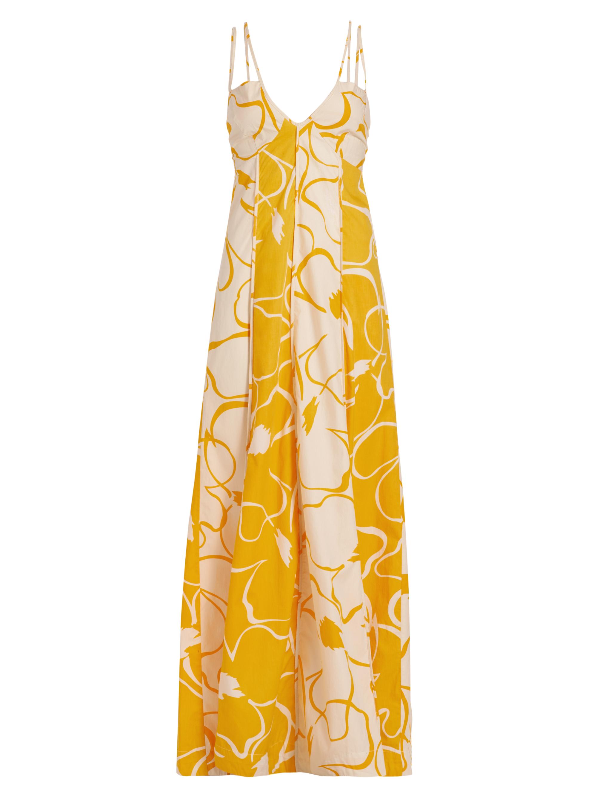 SWF Women's Floral Twin-Strap Maxi Dress - Whirlwind