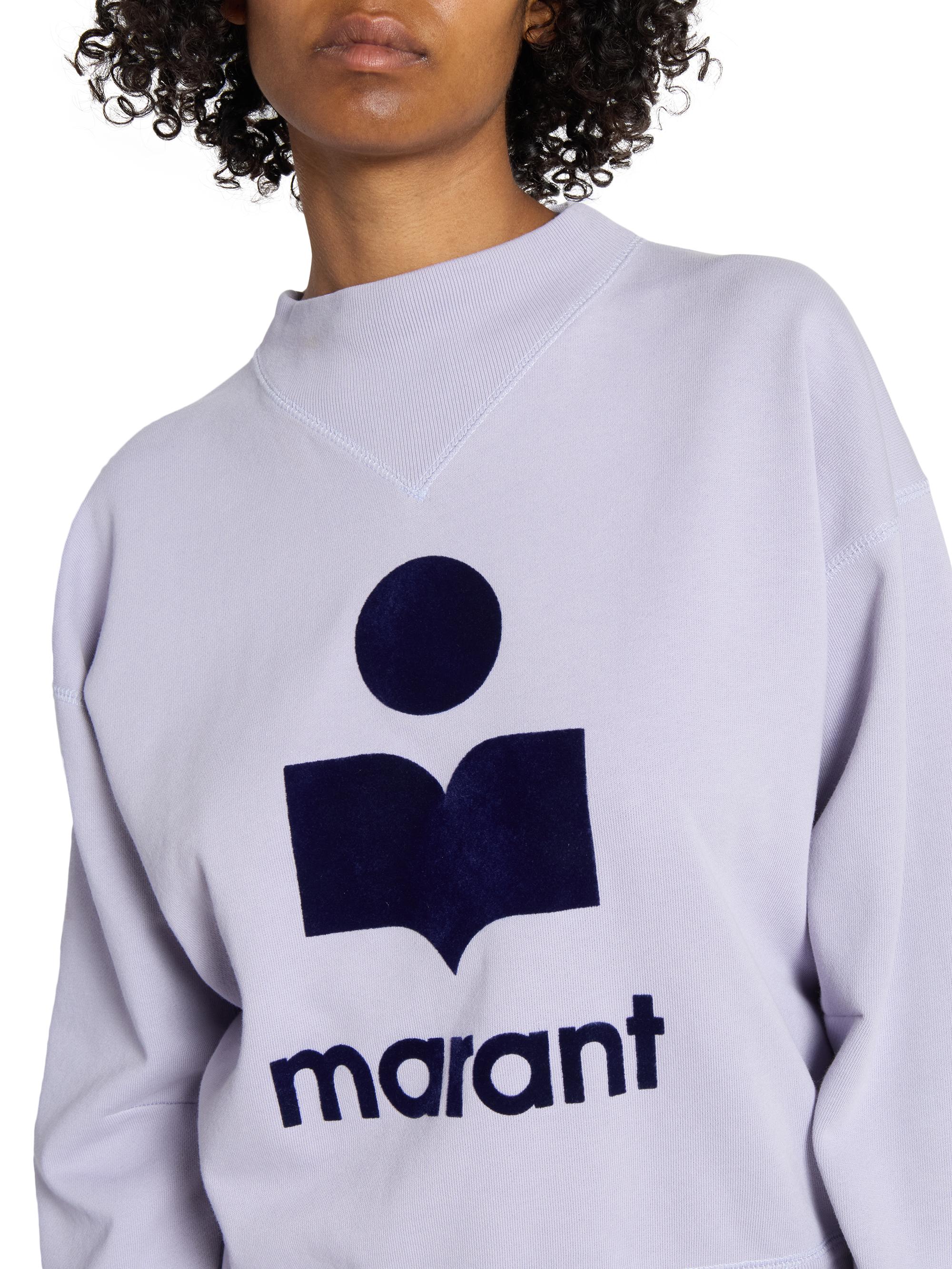 Isabel Marant Étoile Moby Logo Cotton-Blend Sweatshirt