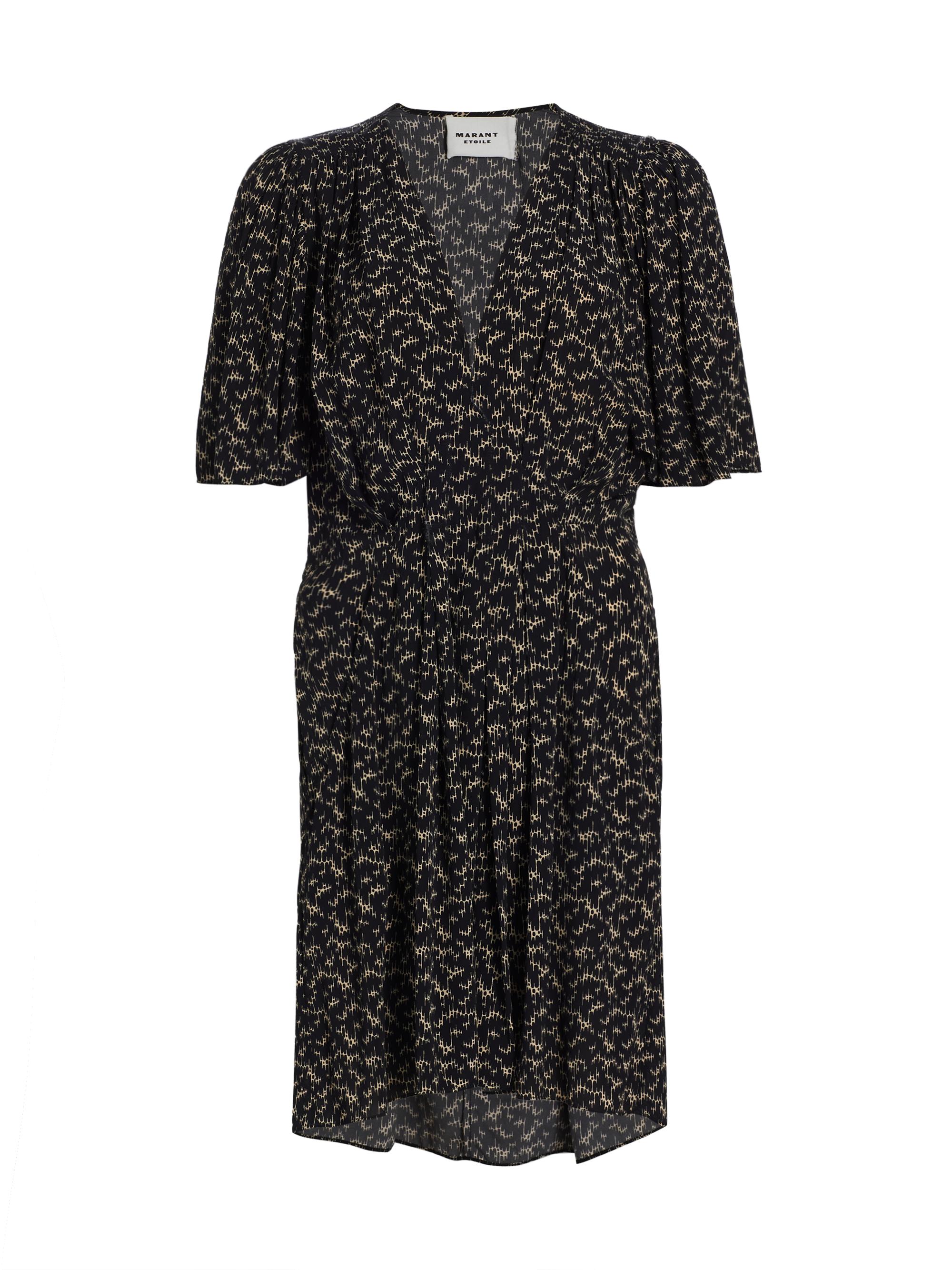 Isabel Marant Étoile Women's Vedolia Abstract Print Minidress - Black