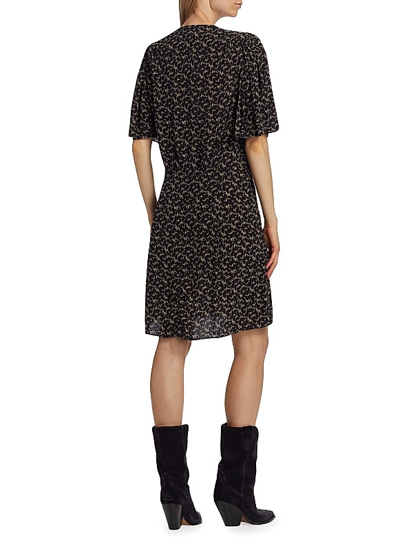 Shop Isabel Marant Étoile Vedolia Abstract Print Minidress Shop Isabel Marant Étoile Vedolia Abstract Print Minidress