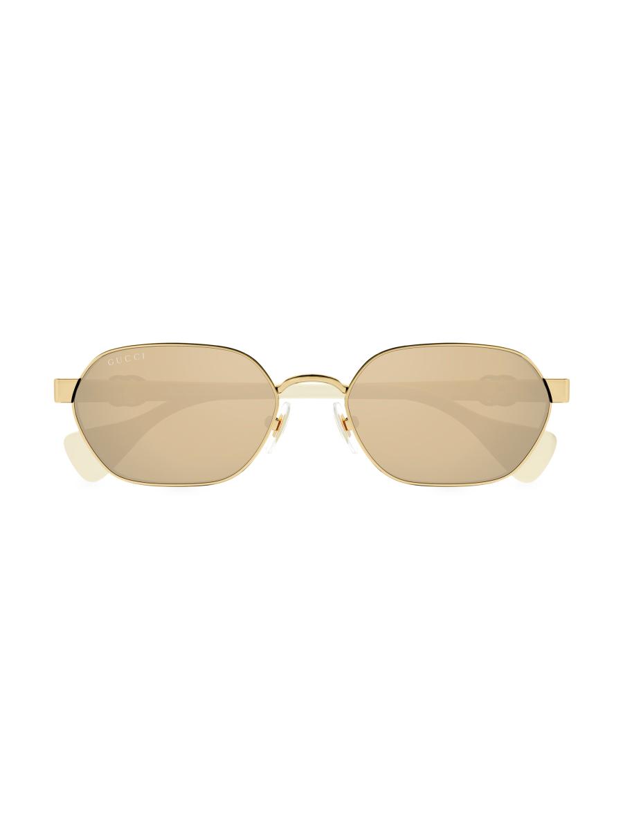 Gucci Mini Running 56MM Oval Sunglasses | Saks Fifth Avenue